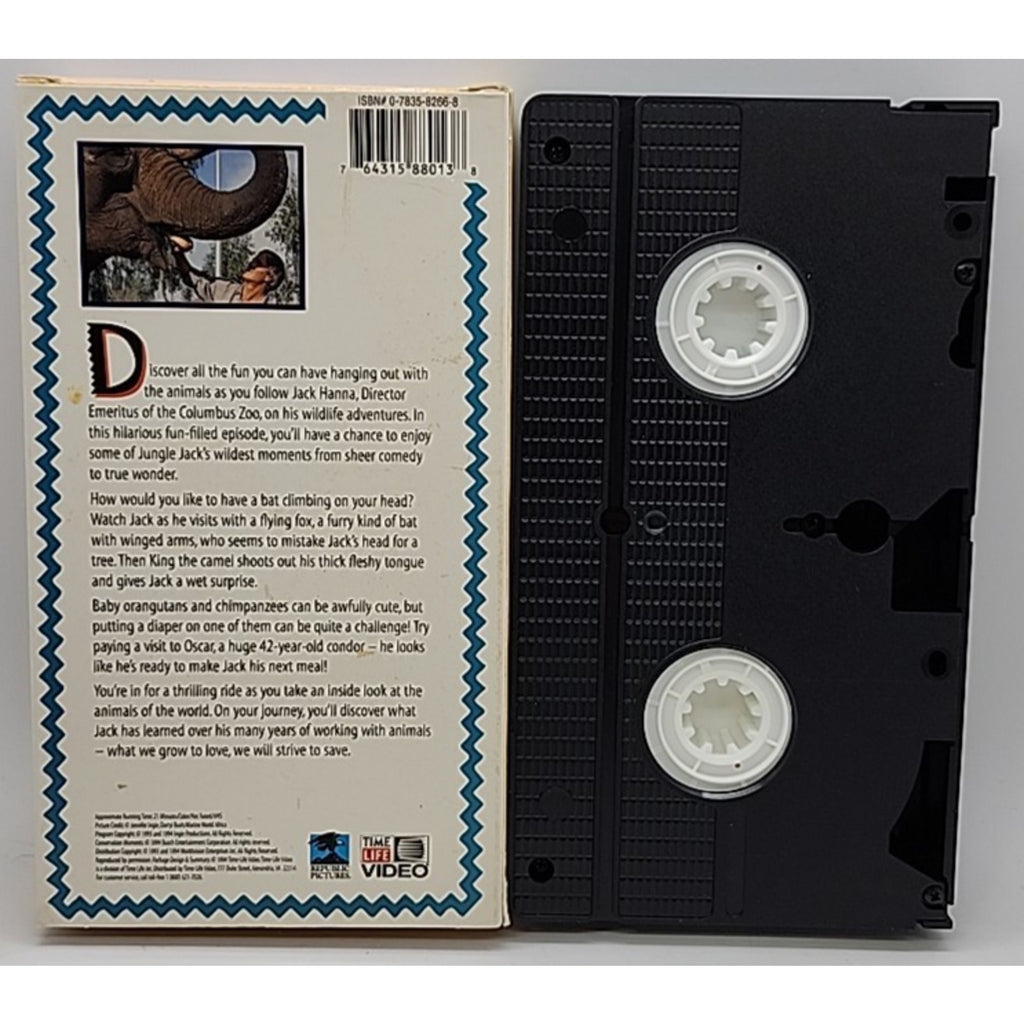 Animal Bloopers with Jack Hanna VHS 1994 Animal Nature Documentary Classic Film