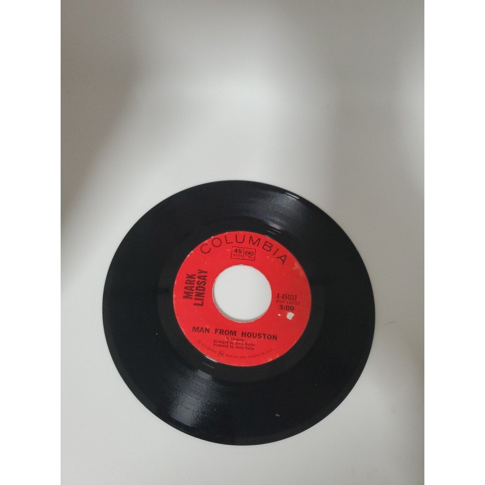 Mark Lindsay Man From Houston 45 RPM 7” Record
