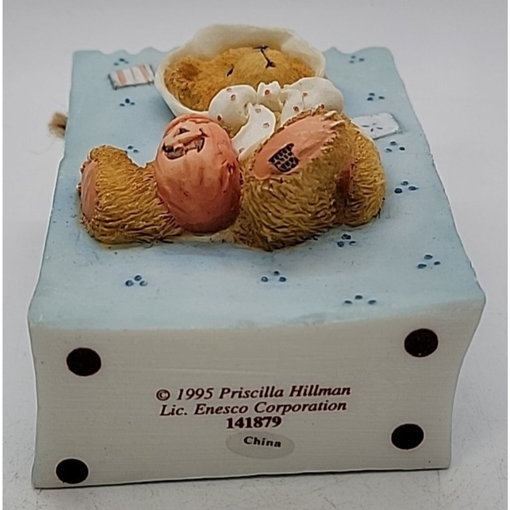 1995 Enesco Cherished Teddies "You're A Sweet Treat" Halloween Candy Bag 141879