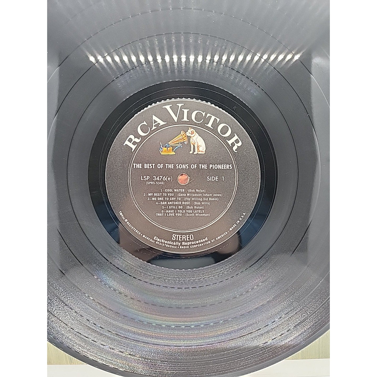 The Best Of The Sons Of The Pioneers (1966) RCA LSP-3476e Stereo (Record)