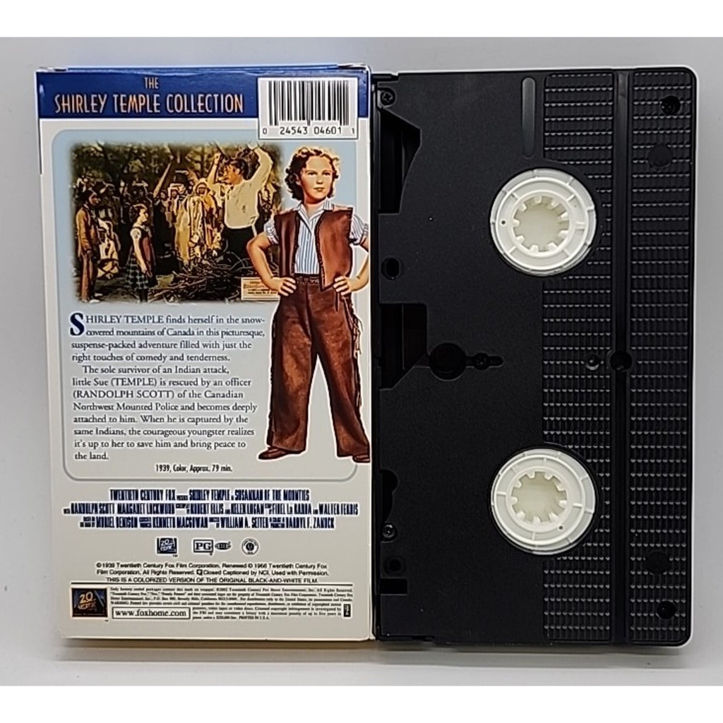Susannah of the Mounties Shirley Temple (VHS, 2002)