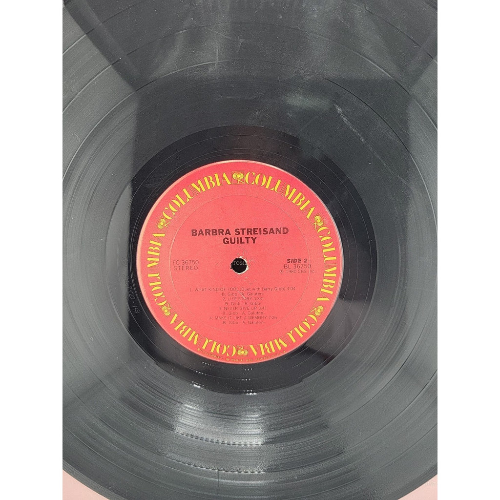Barbara Streisand/Barry Gibb Vinyl Album - Guilty