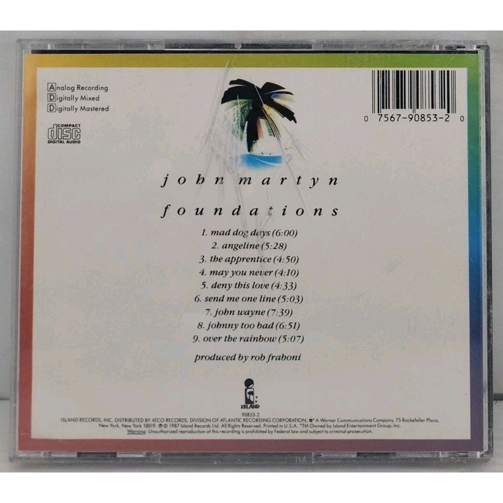 Foundations by John Martyn (CD, 1987, Island (Label))