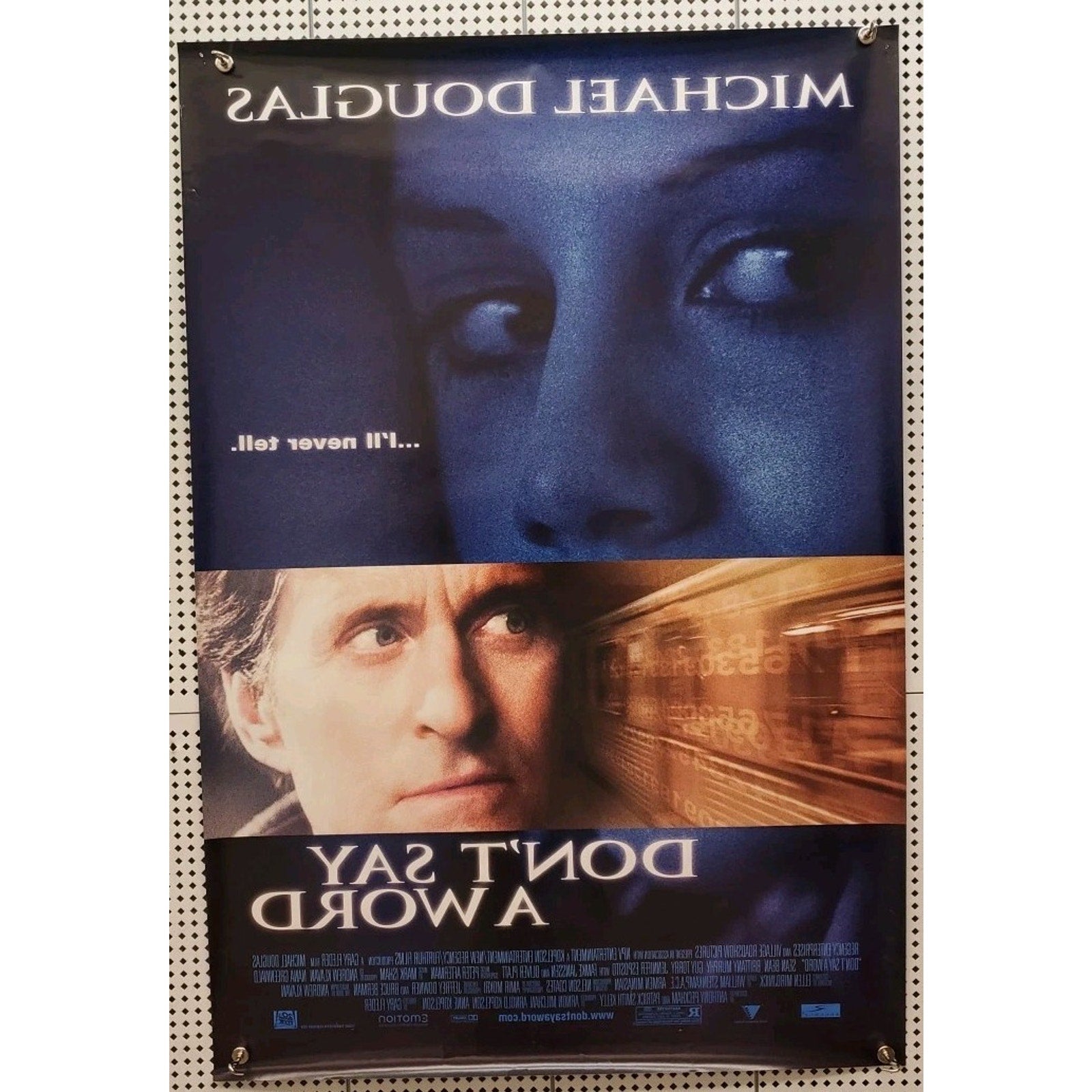 Don't Say a Word 27x40 Original Double Sided One Sheet Movie Poster