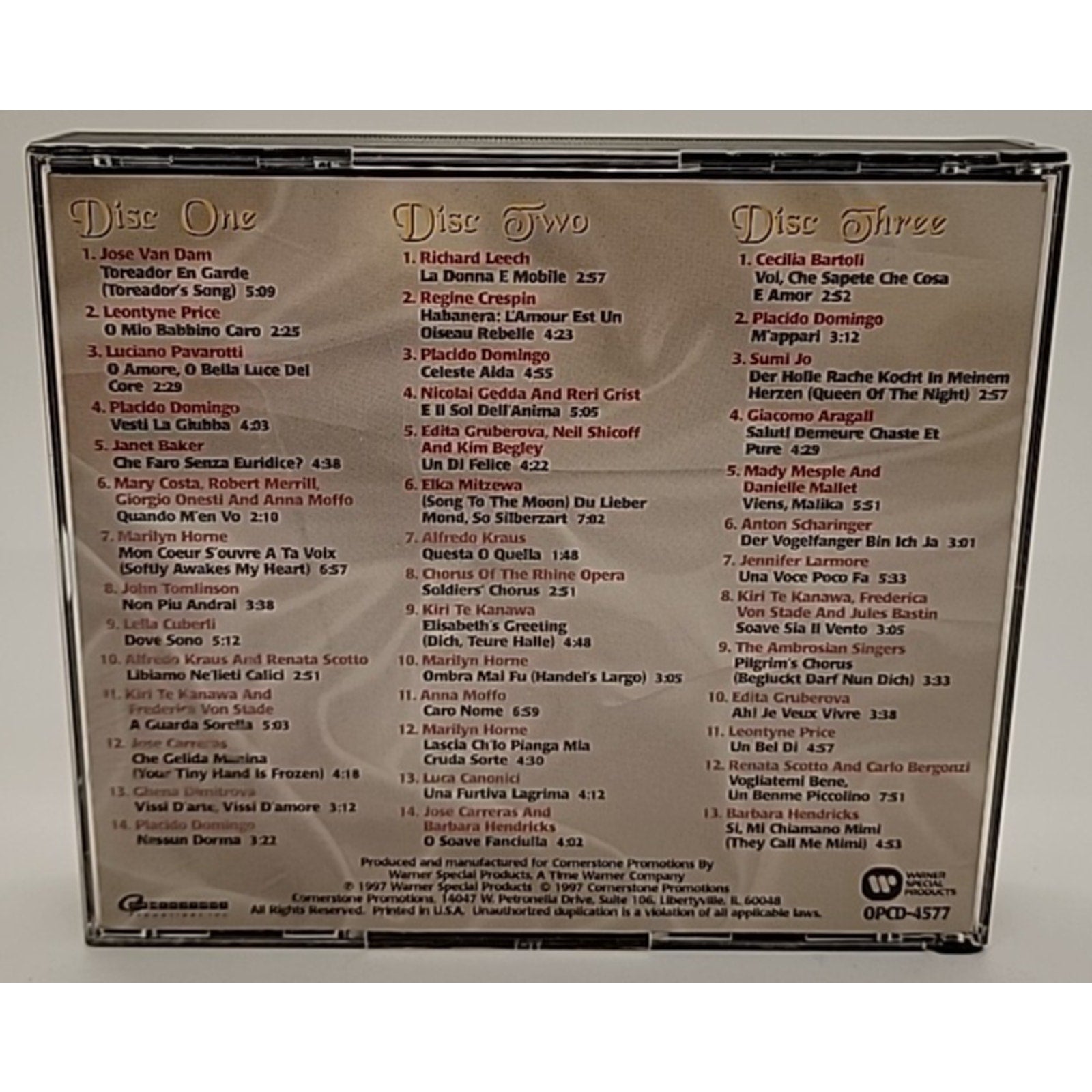 Opera's Golden Moments 3-CD Set