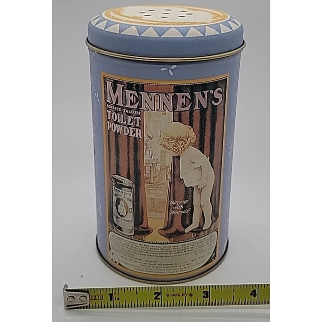 Mennens Borated Talcum Toilet Powder Tin