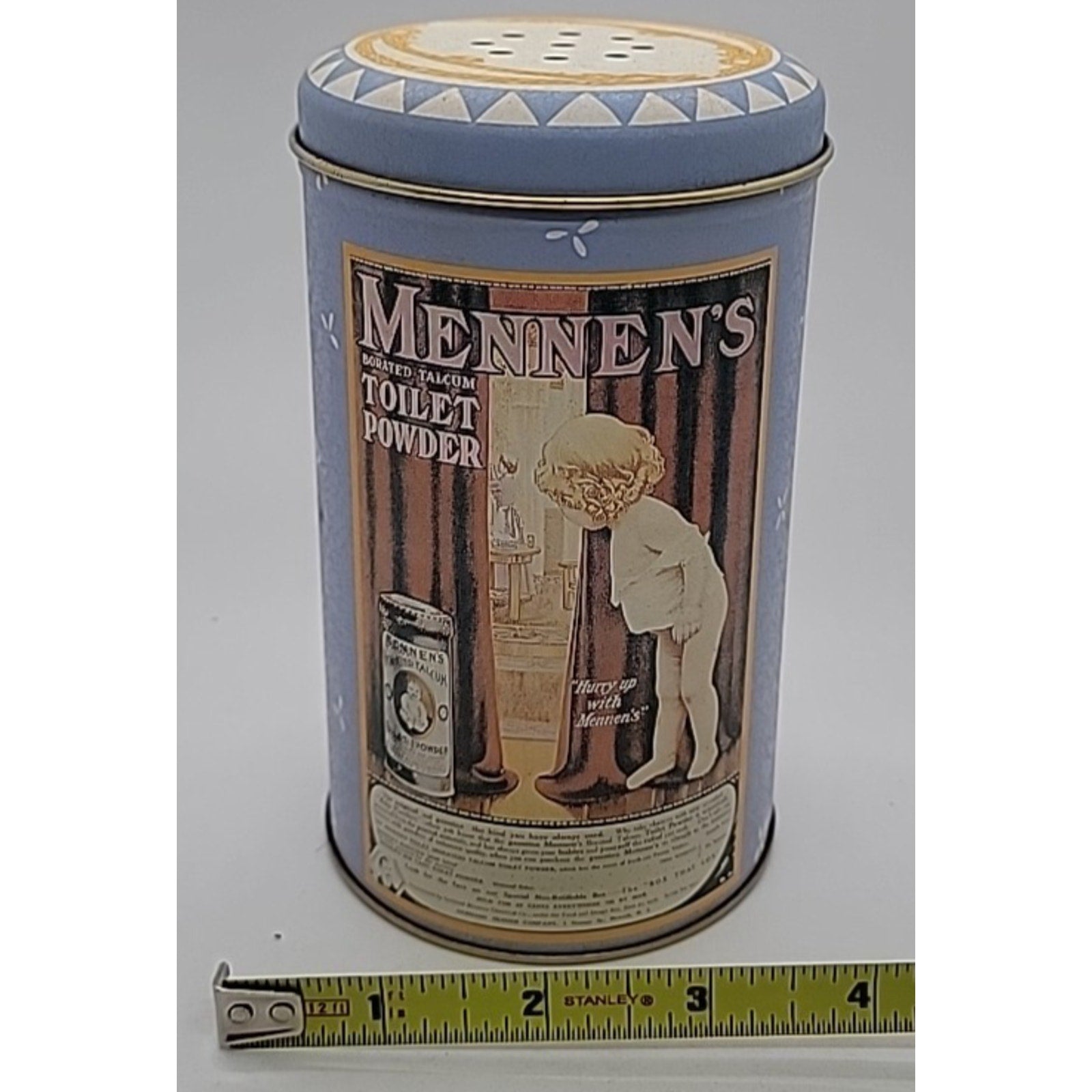 Mennens Borated Talcum Toilet Powder Tin