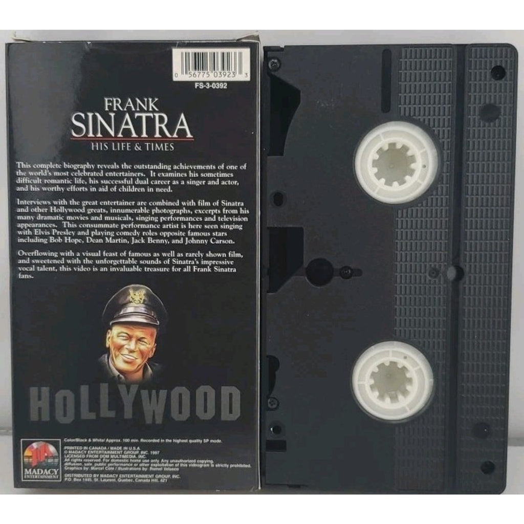 The Life And Times Of Frank Sinatra Collecters Edition In Black And White (VHS)
