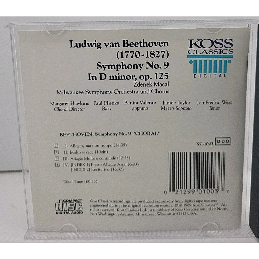 Sym 9 Choral by Ludwig van Beethoven (CD, 2006)