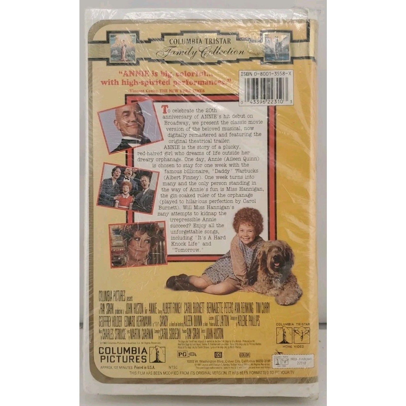 Annie (VHS, 1982) *Brand New*