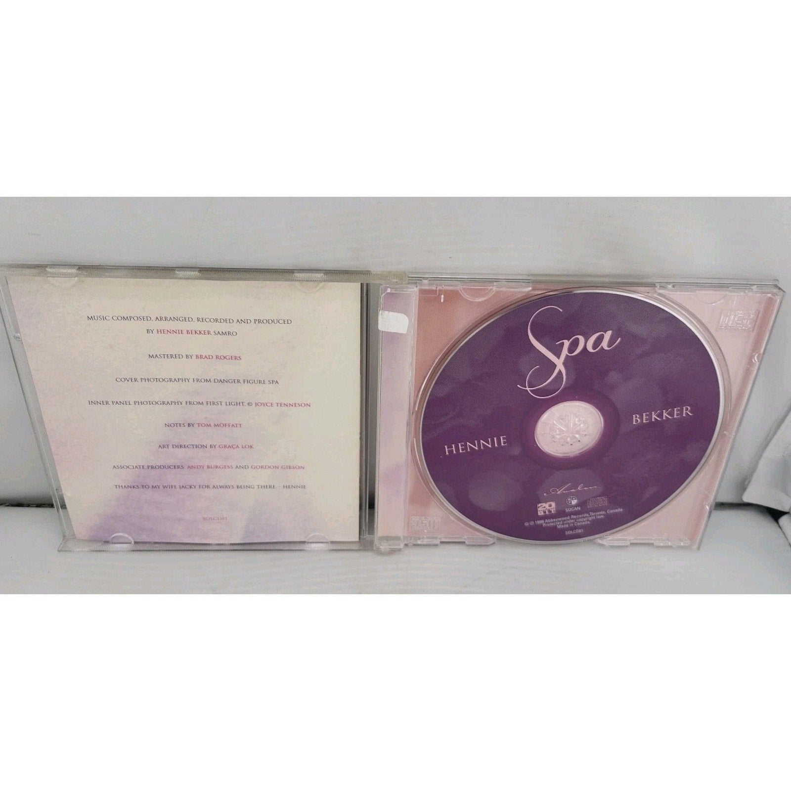 Spa by Hennie Bekker (CD, 1999)