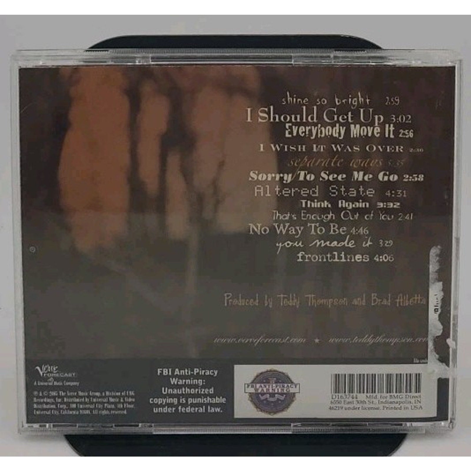 Separate Ways by Thompson, Teddy (CD, 2006)