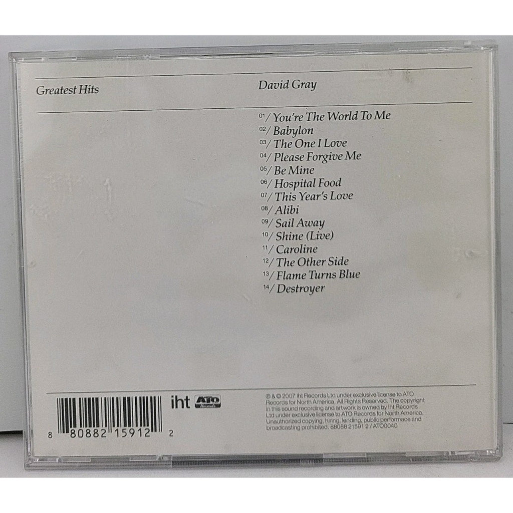 Greatest Hits by David Gray (CD, 2007)