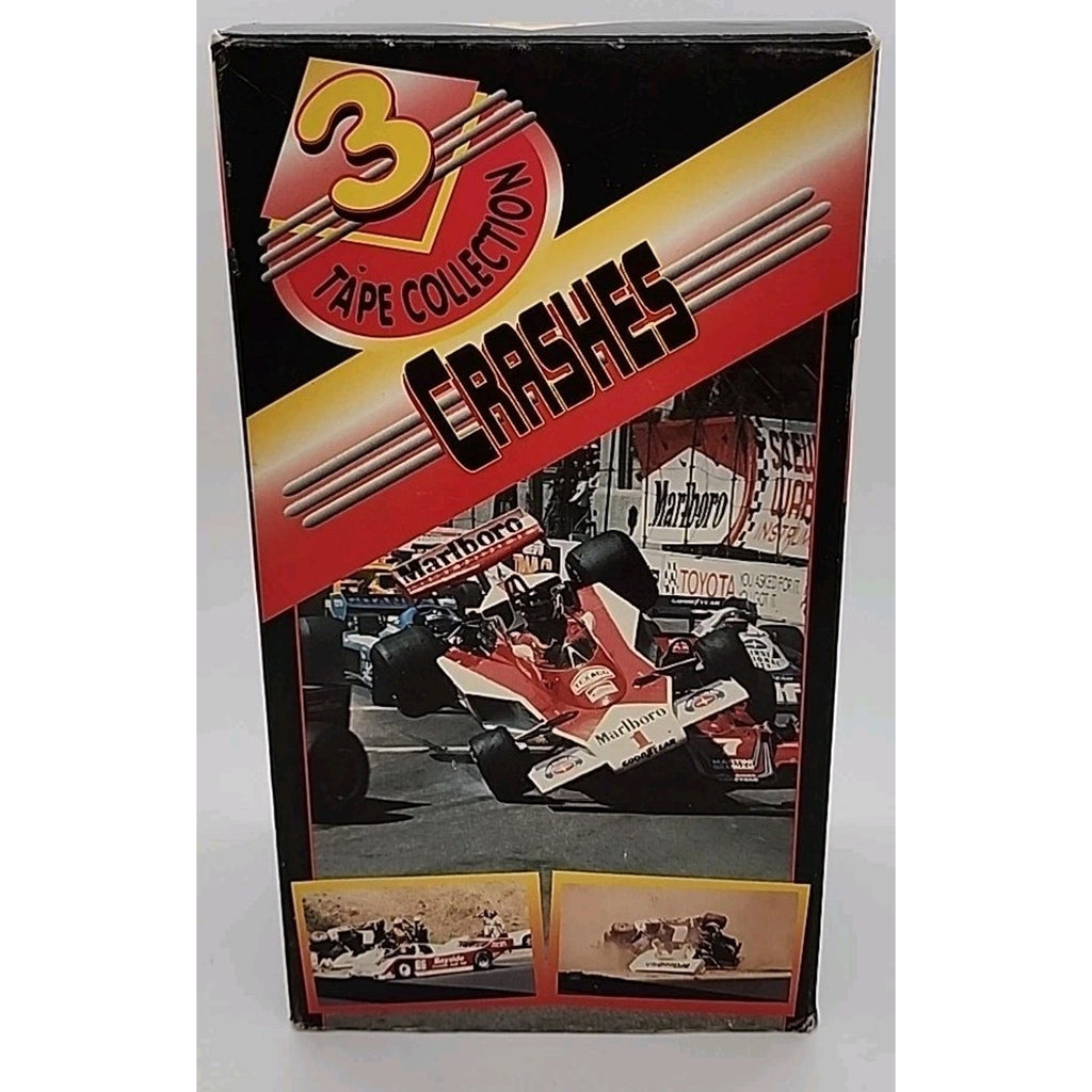 Crashes (VHS, 1994) 3 Video Tape Collection - Simitar Motorsports 3324