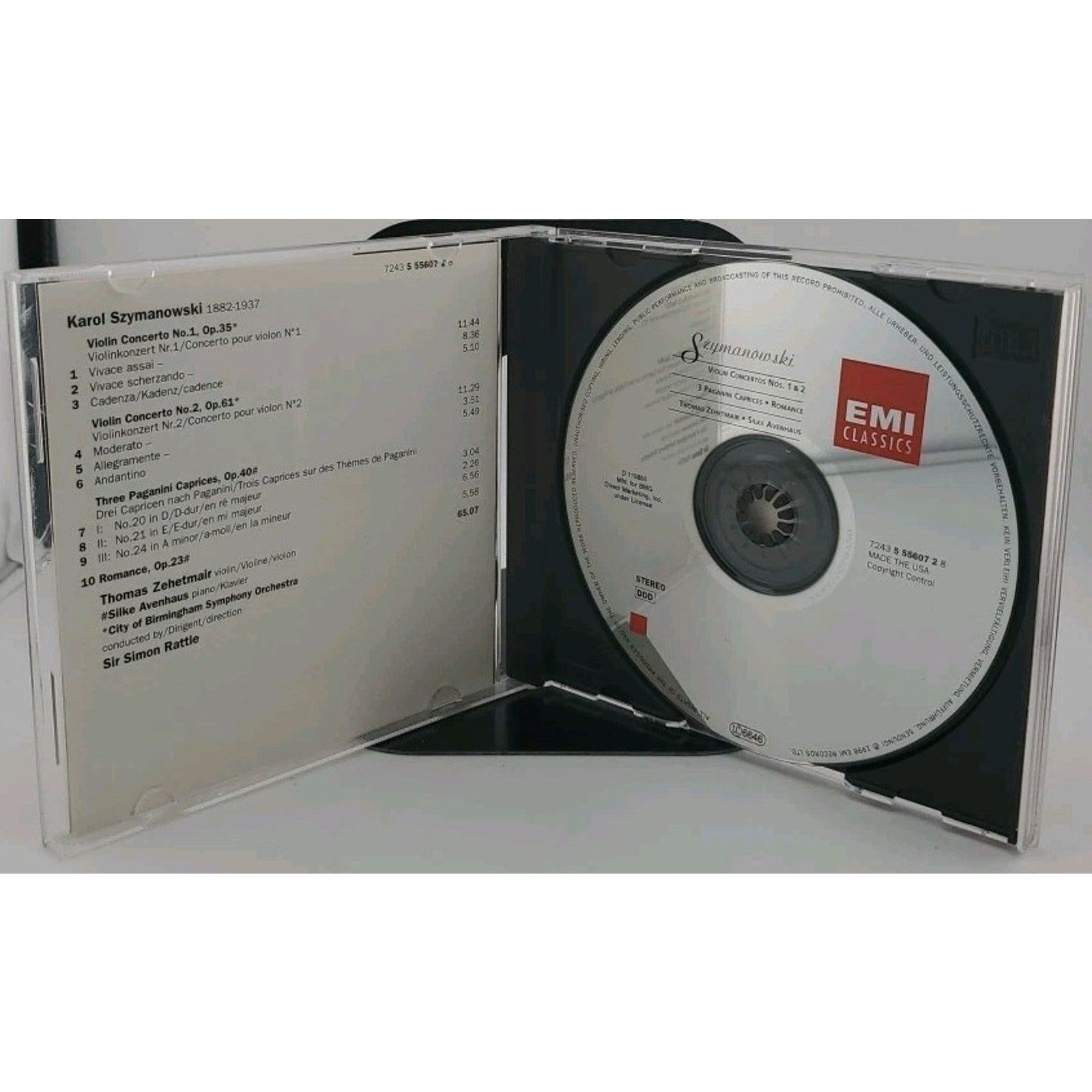 Szymanowski: Concertos for Violin and Orchestra Nos. 1 & 2. - CD