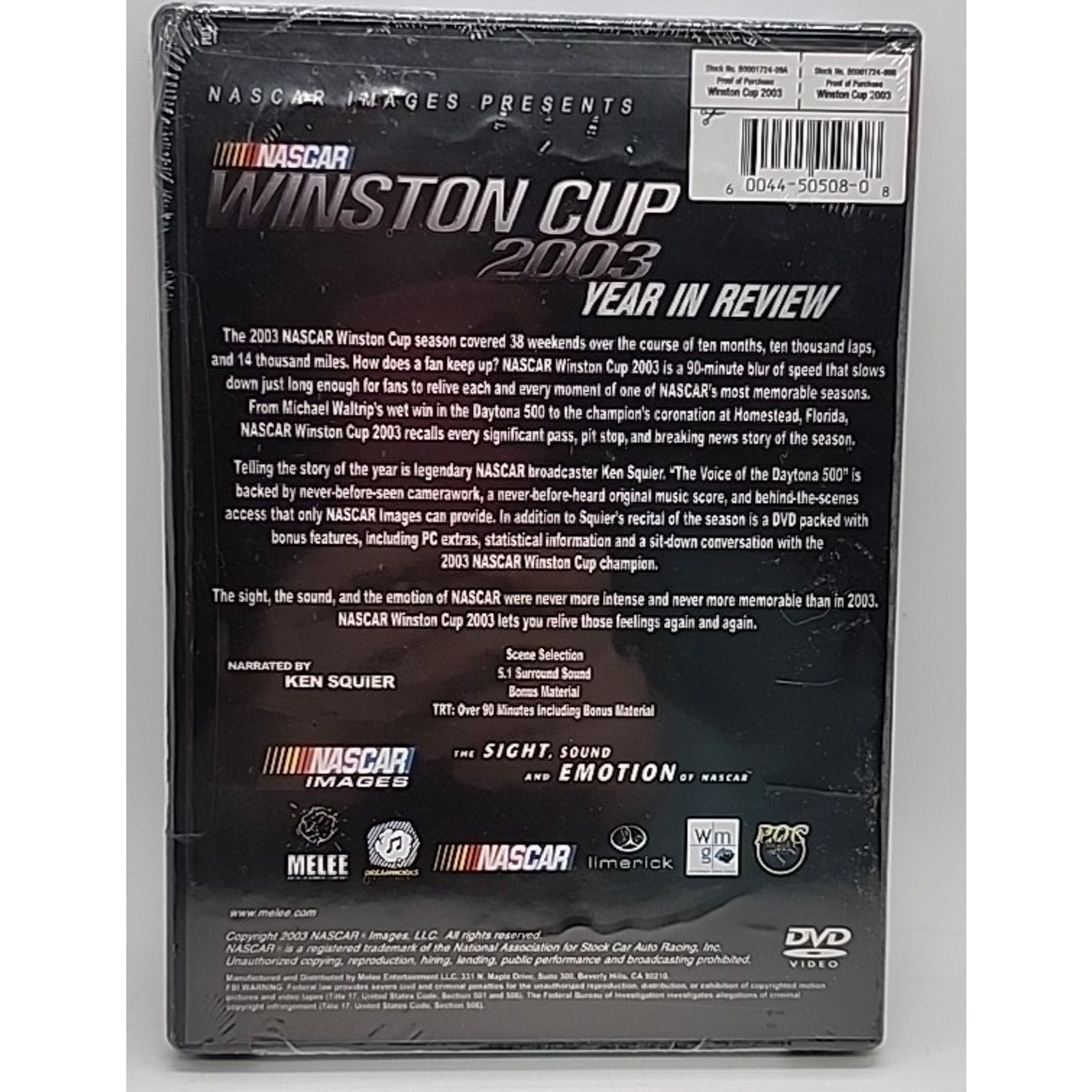 NASCAR - Winston Cup 2003 (DVD, 2003) *Brand New*