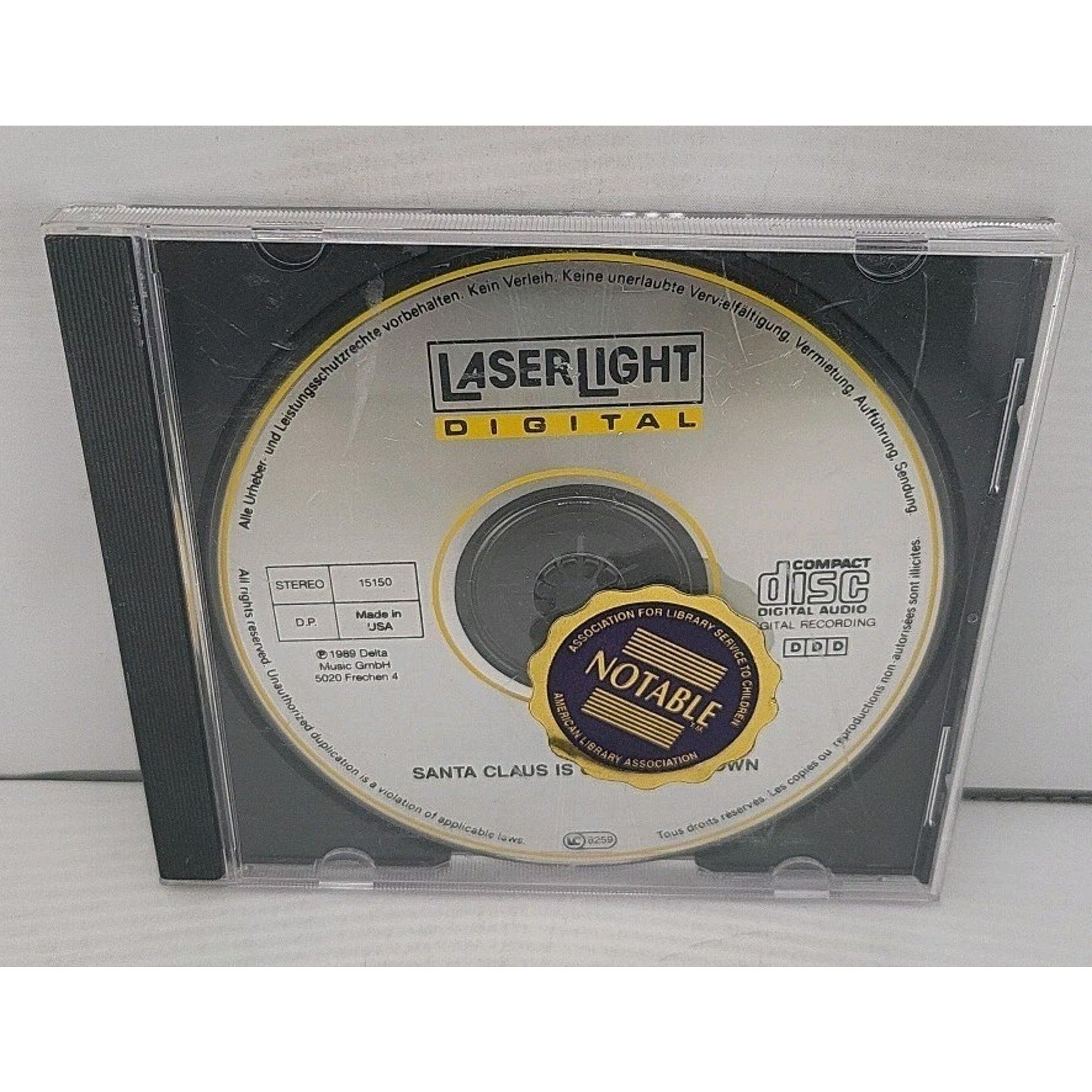 Laser Light Digital - Santa Clause Is Coming To Town CD Only