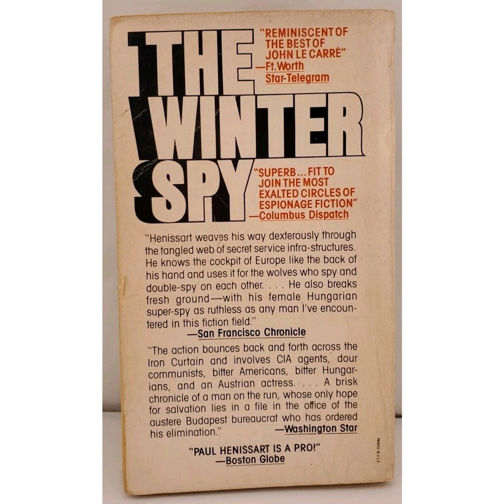 Winter Spy by Paul Henissart (1990, Trade Paperback)