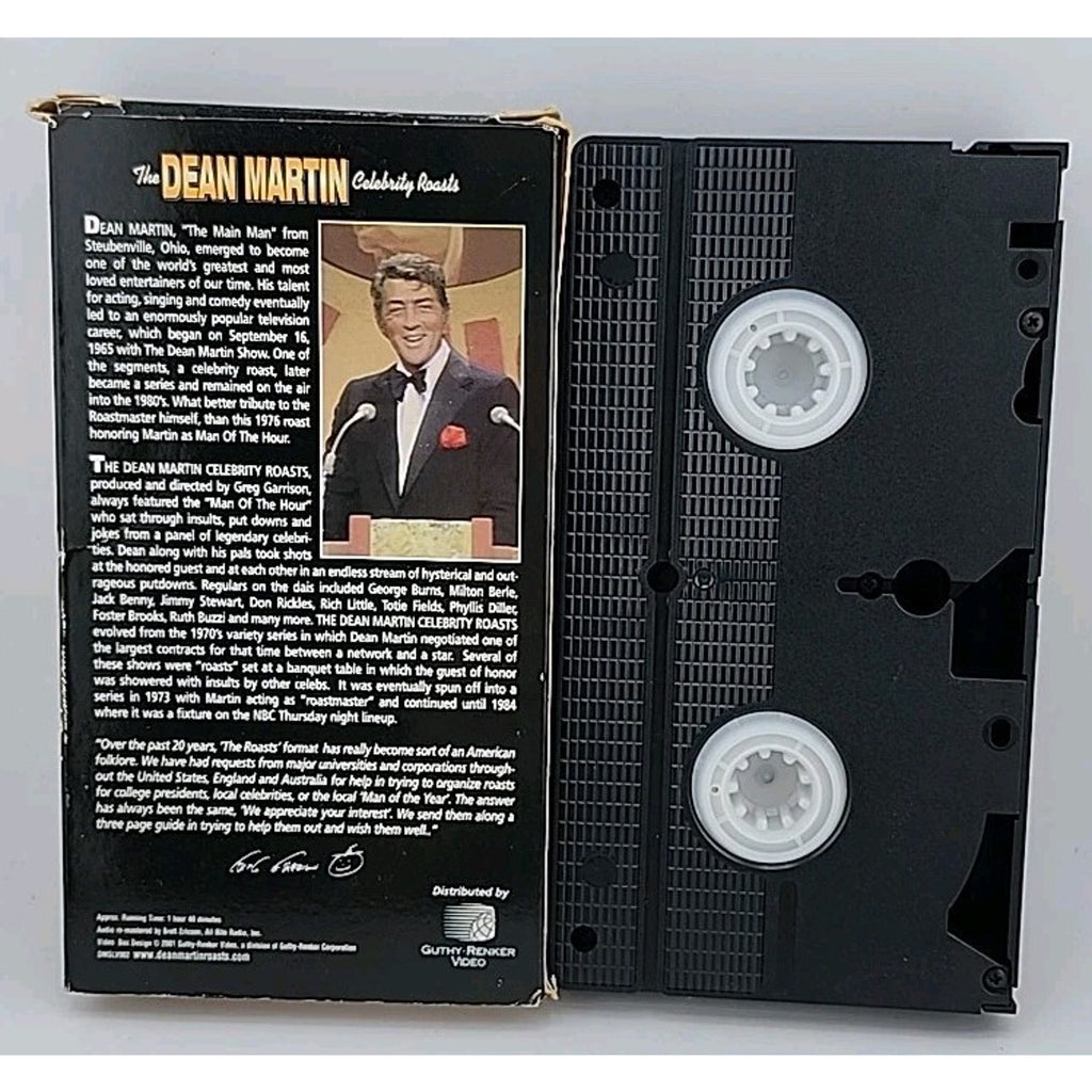 Dean Martin Celebrity Roasts Man of the Hour Dean Martin (VHS)