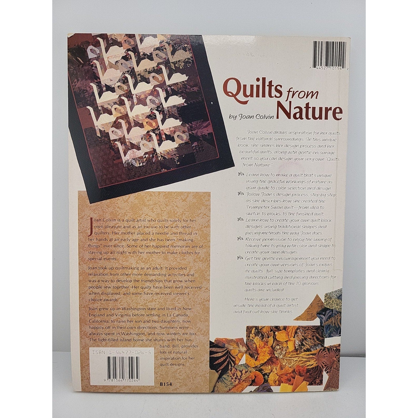 Quilts from Nature by Joan Colvin (1993, Trade Paperback)