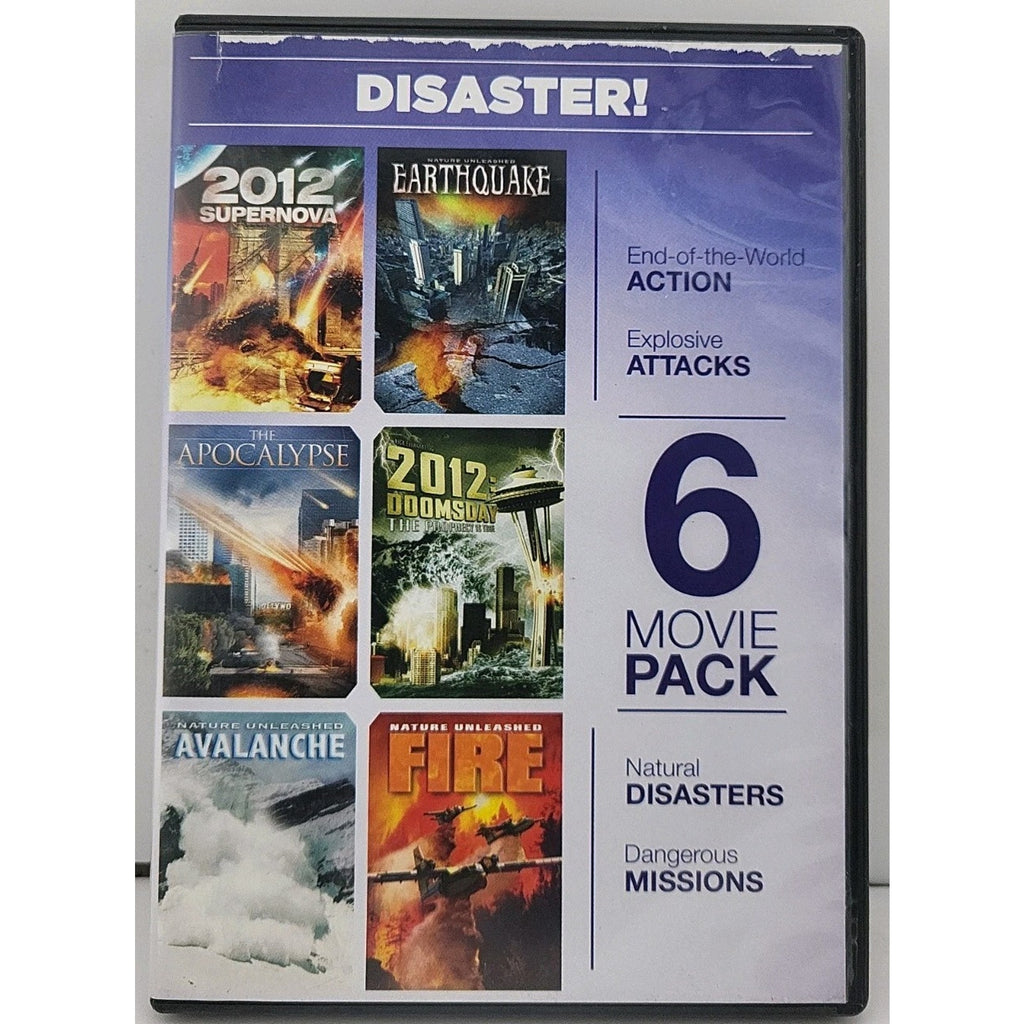 6 Movie Pack: Disaster (DVD, 2011, 2-Disc Set)