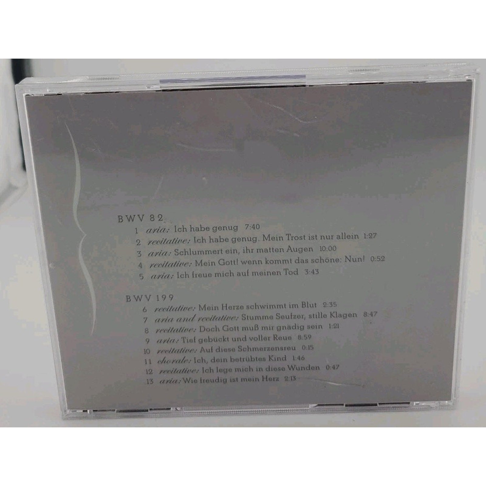 Lorraine Hunt Lieberson - Bach Cantatas, BWV 82 And 199 (CD, 2003 US)