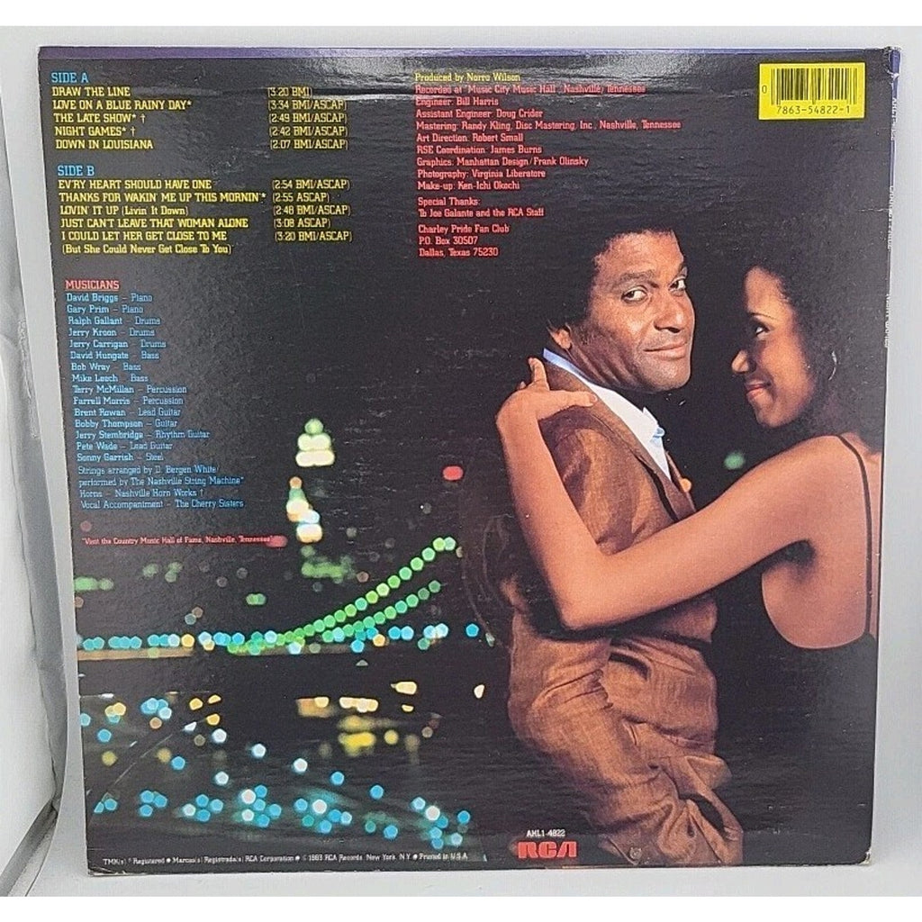 Charley Pride Night Games LP Vinyl Record Album
