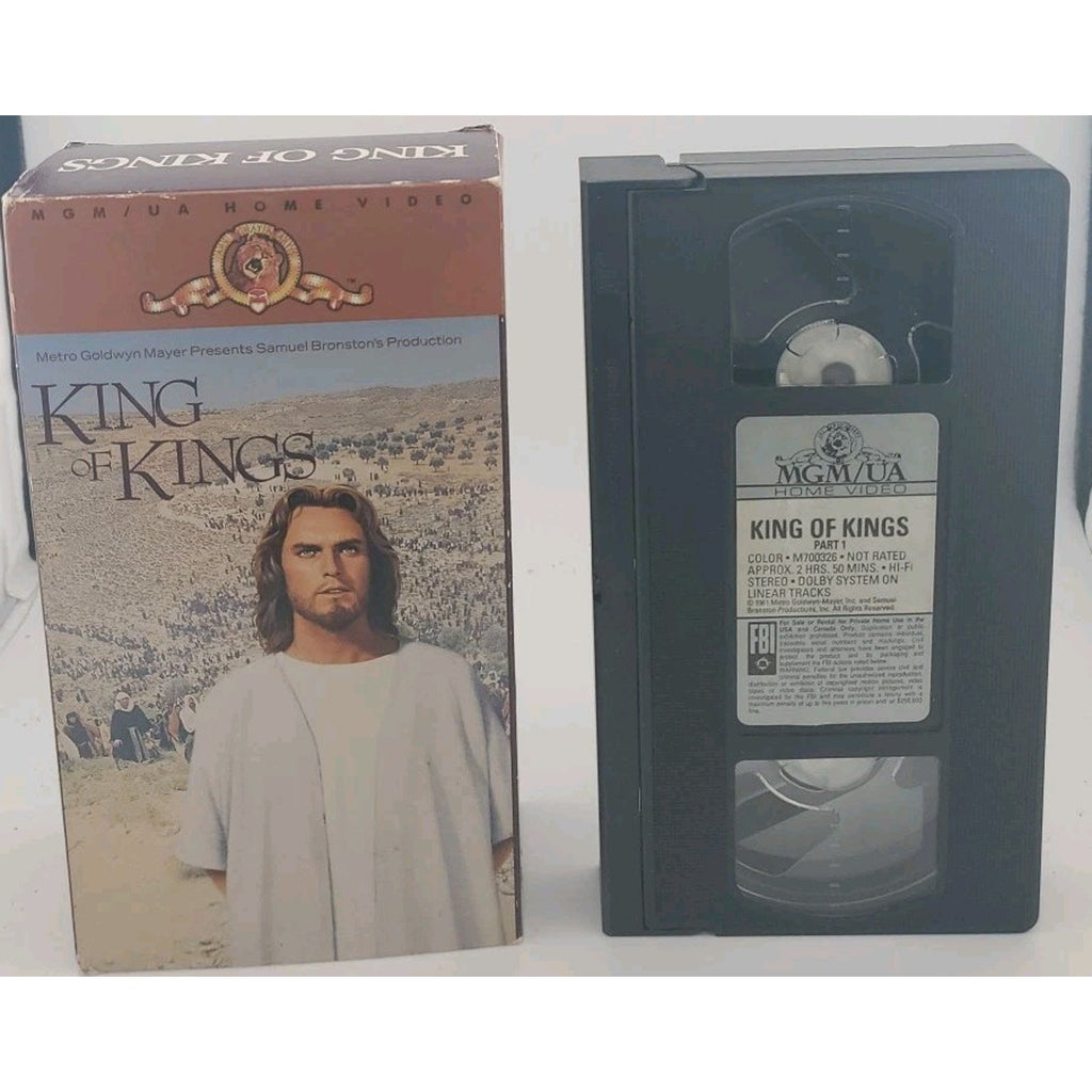King of Kings (VHS, 1996, 2-Tape Set)