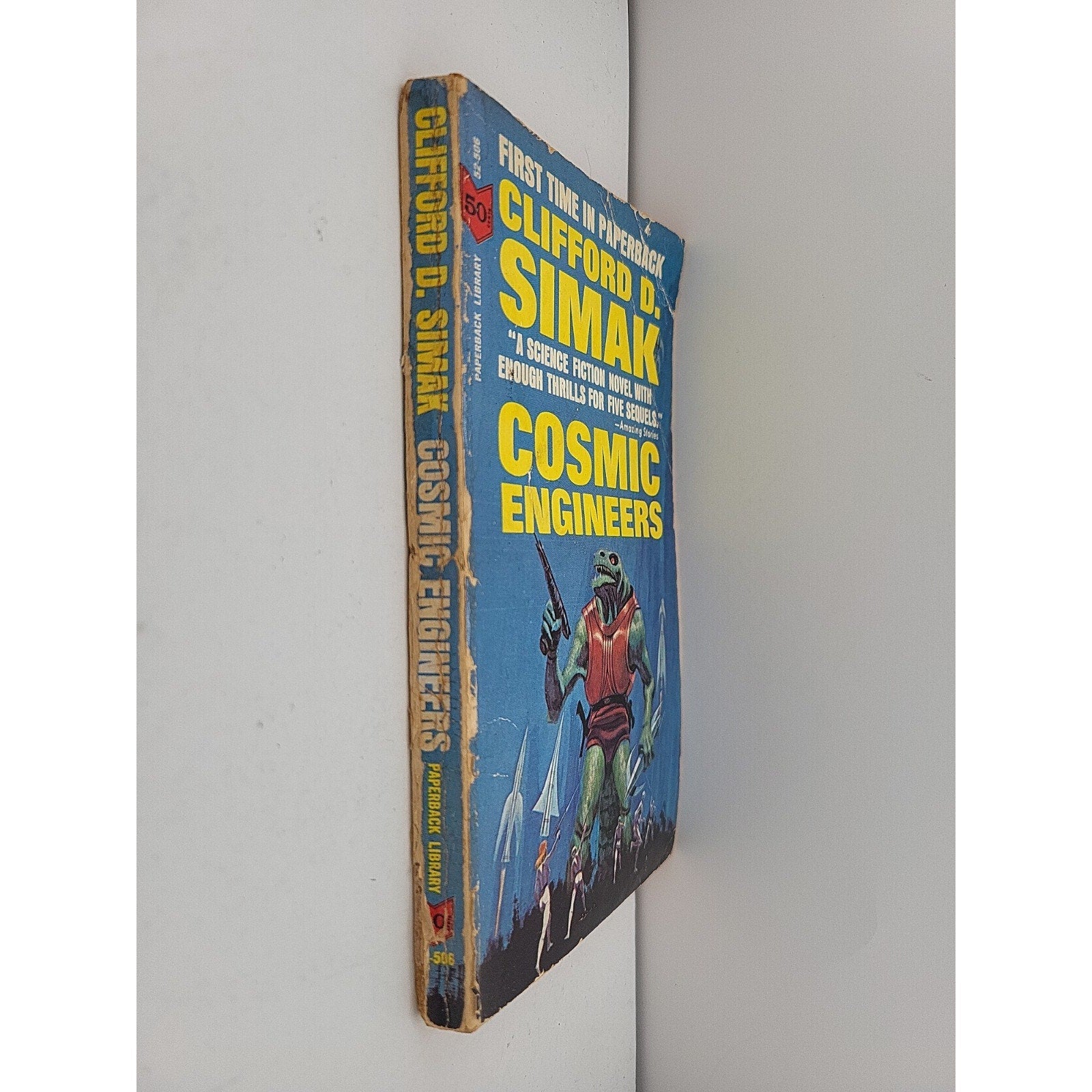 Clifford D. Simak - Cosmic Engineers - Paperback Library Edition 1st Print 1964