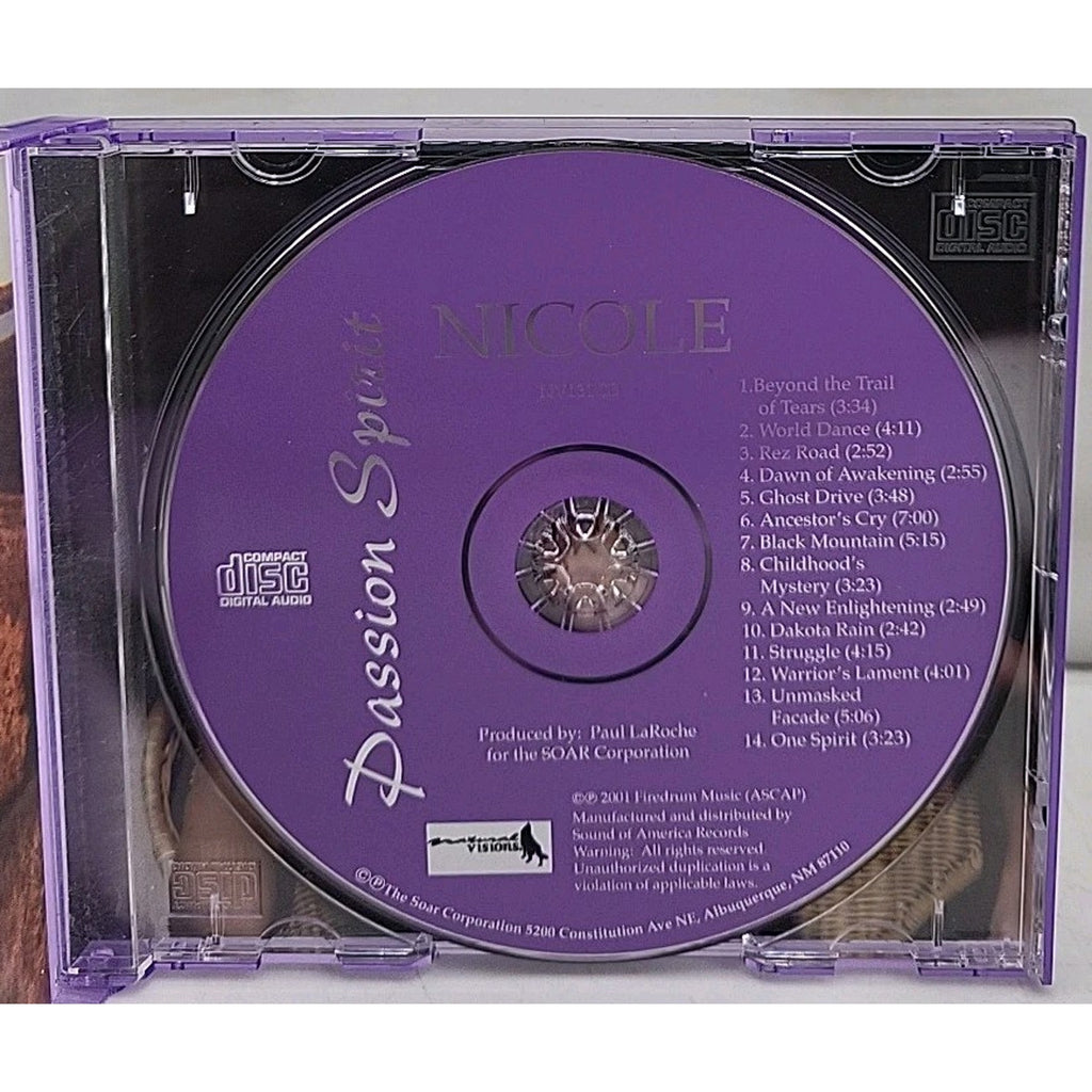 Passion Spirit by Nicole (CD, 2001)