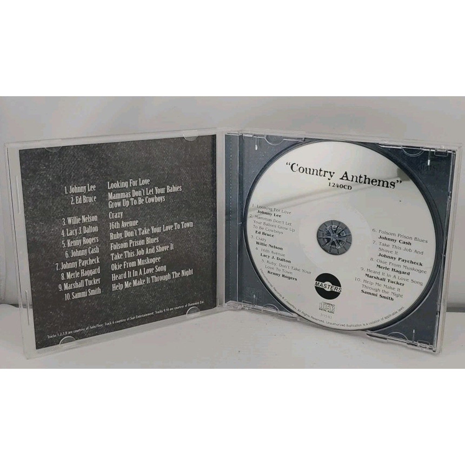 Country Anthems by Various (CD, 2001)