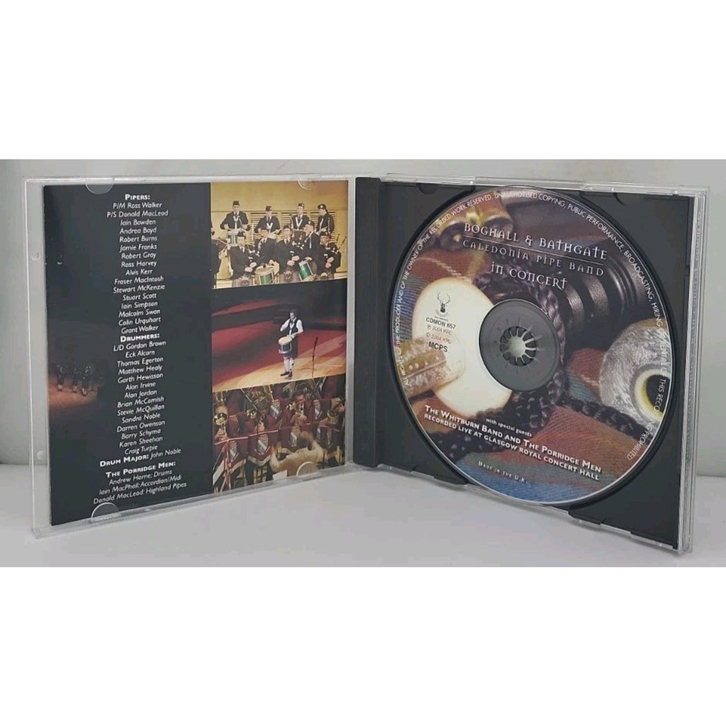 Live from Glasgow by The Boghall & Bathgate Caledonia Pipe Band (CD, 2011)