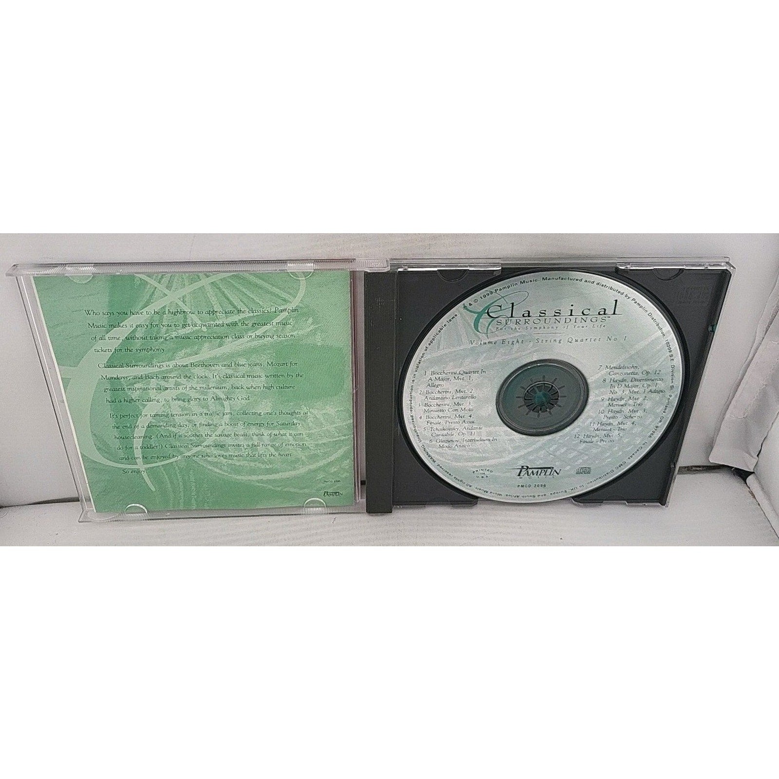 Classical Surroundings String Quartet No. 1 Volume 8 CD