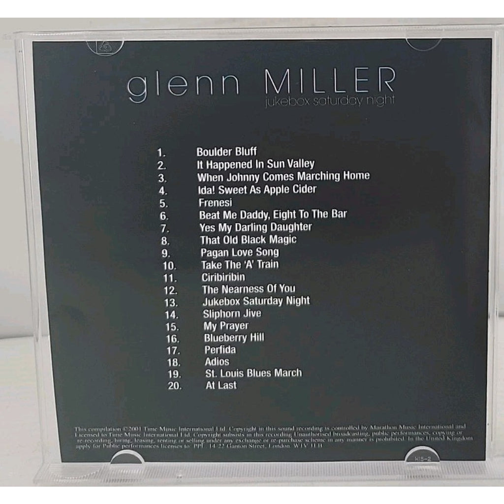 Glenn Miller Jukebox Saturday Night Music CD Album
