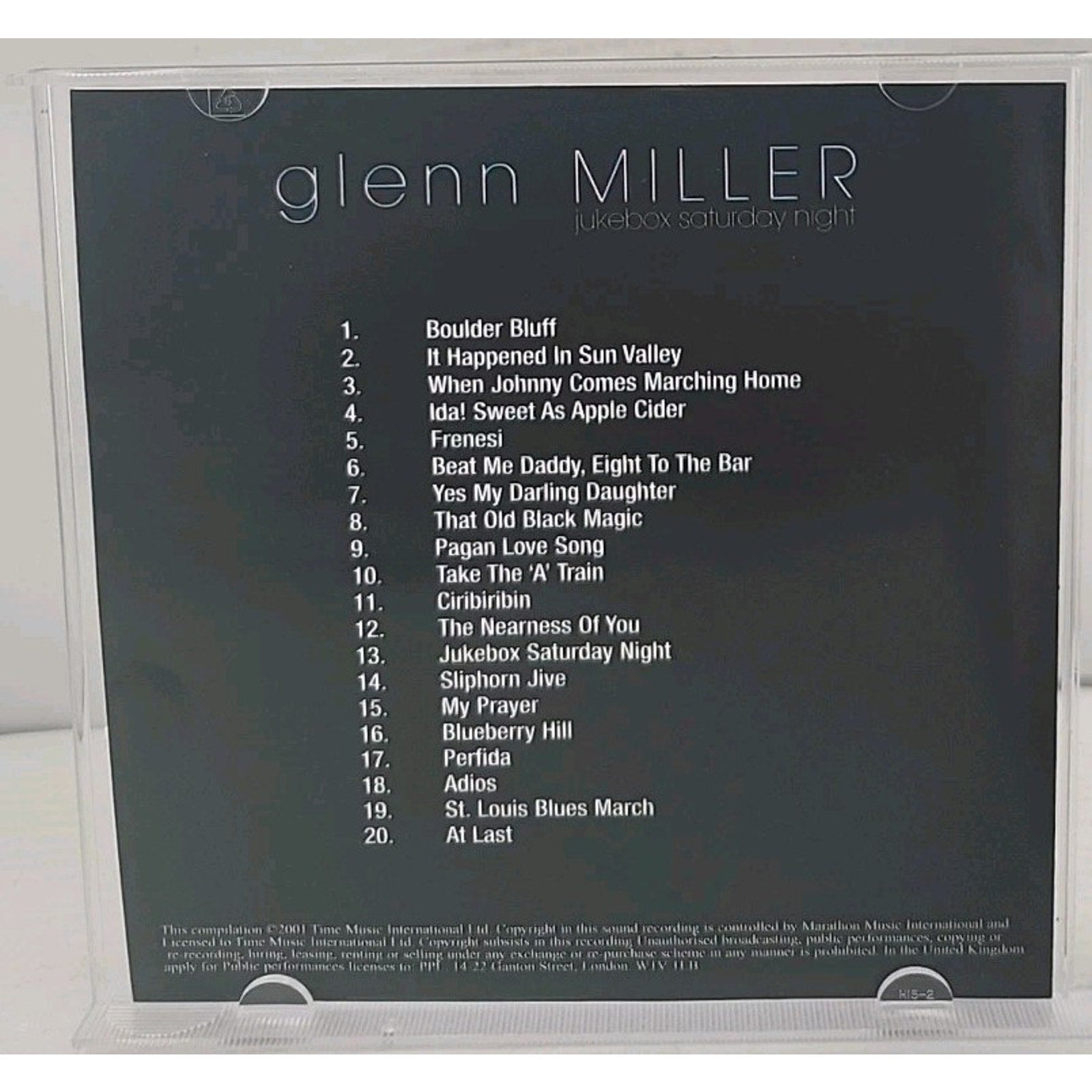 Glenn Miller Jukebox Saturday Night Music CD Album