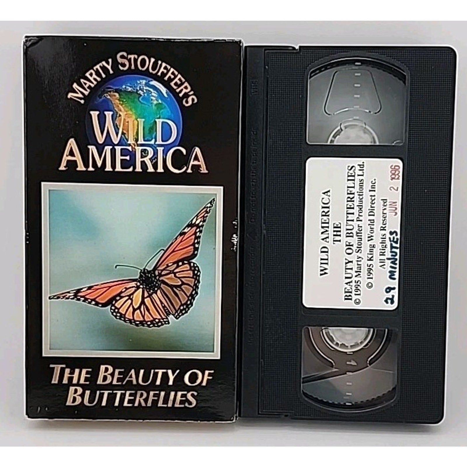 The Beauty of Butterflies VHS 1995 - Marty Stouffer's Wild America