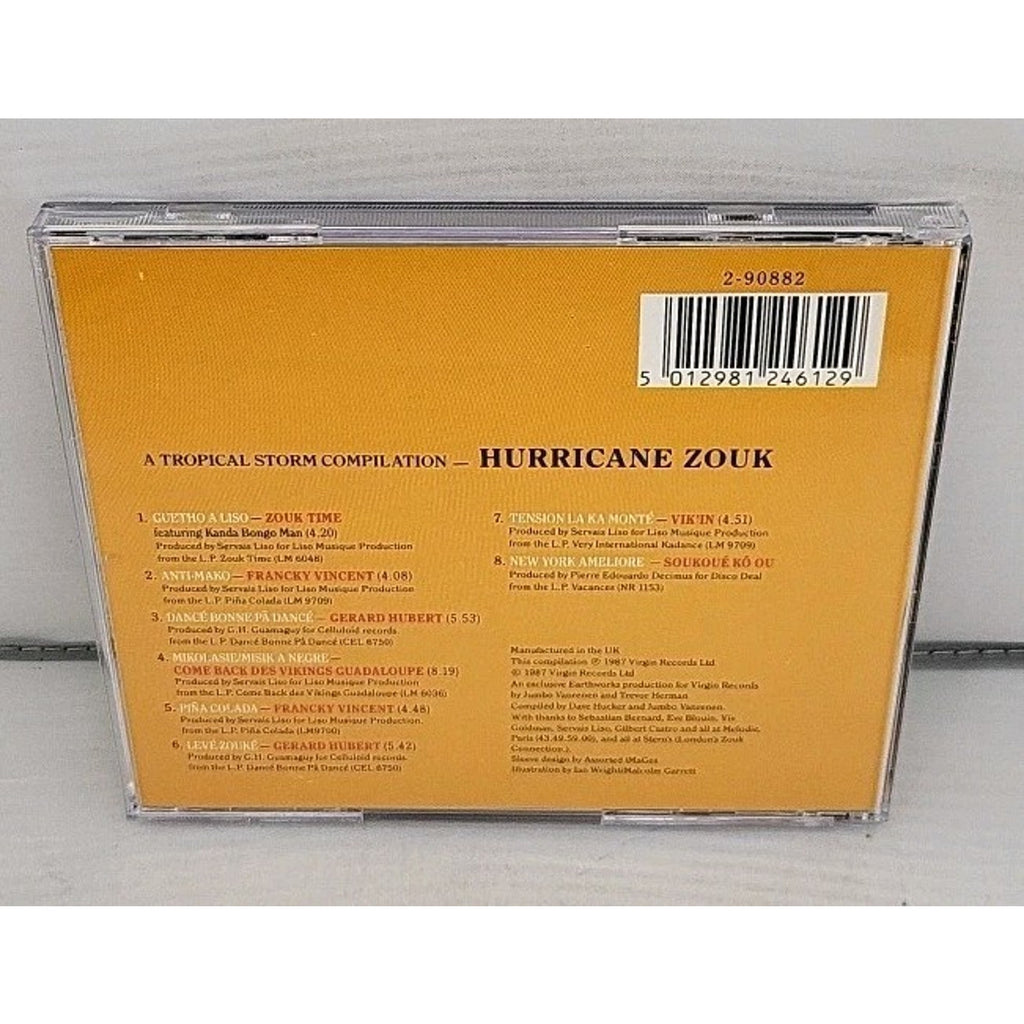 Hurricane Zouk Various Artist Compilation Music CD Earthworks Virgin UK Import