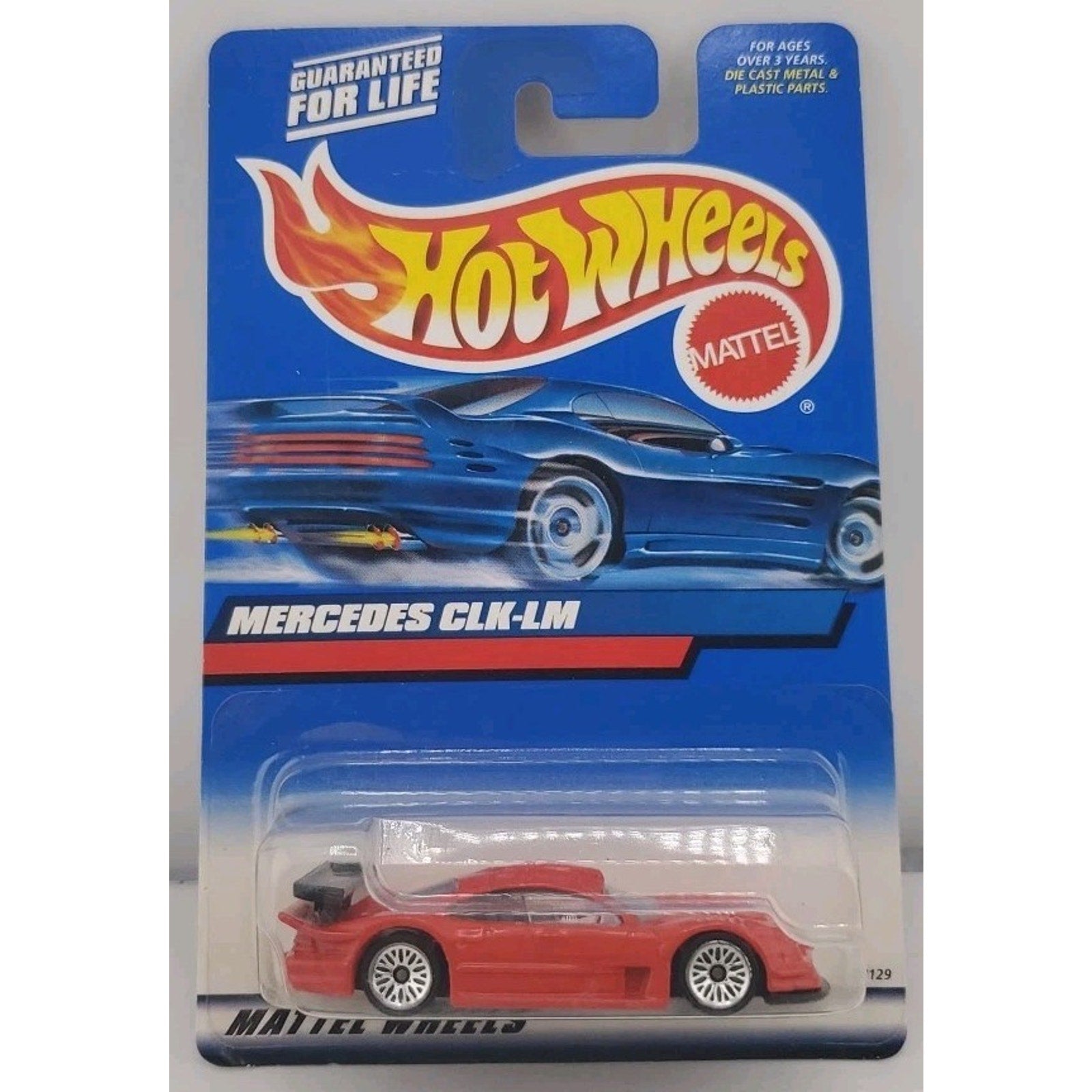 2000 Hot Wheels Mainline/Collector #163 MERCEDES CLK-LM Red w/Chrome Lace Spokes