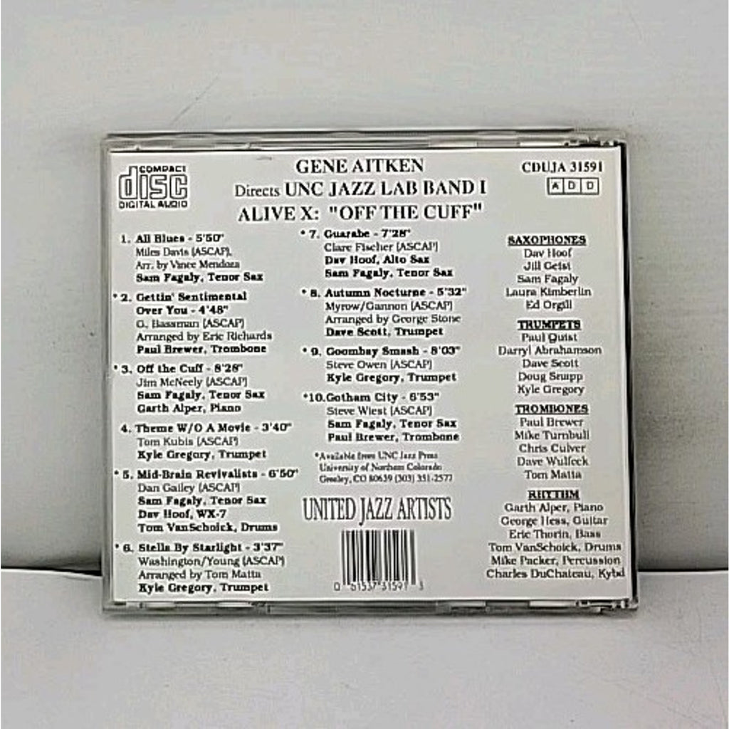Gene Aitken Directs UNC Jazz Lab Band I CD