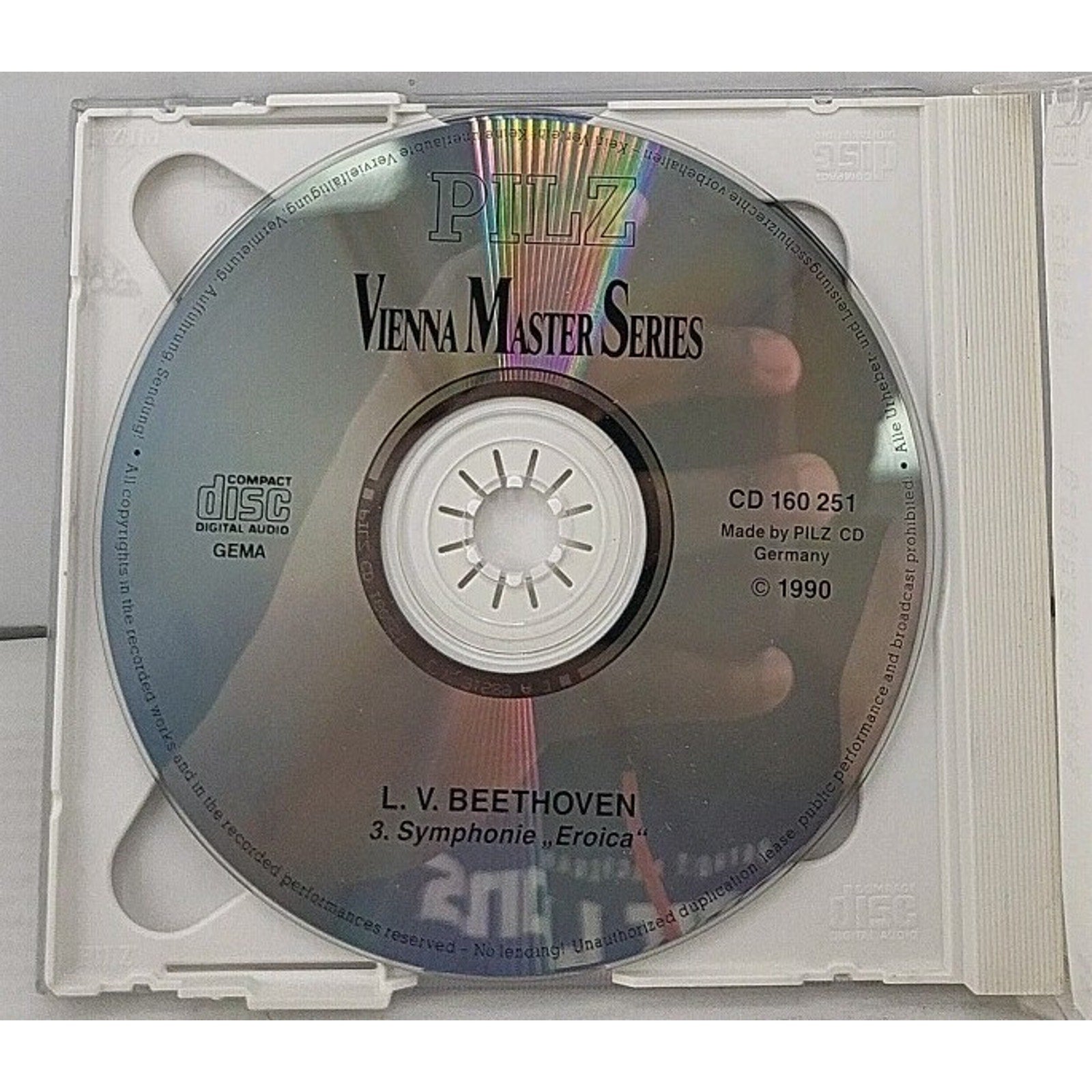 Ludwig Van Beethoven - Symphony No.3 Eroica & No.6 Pastoral (2 CD Set, 1990)