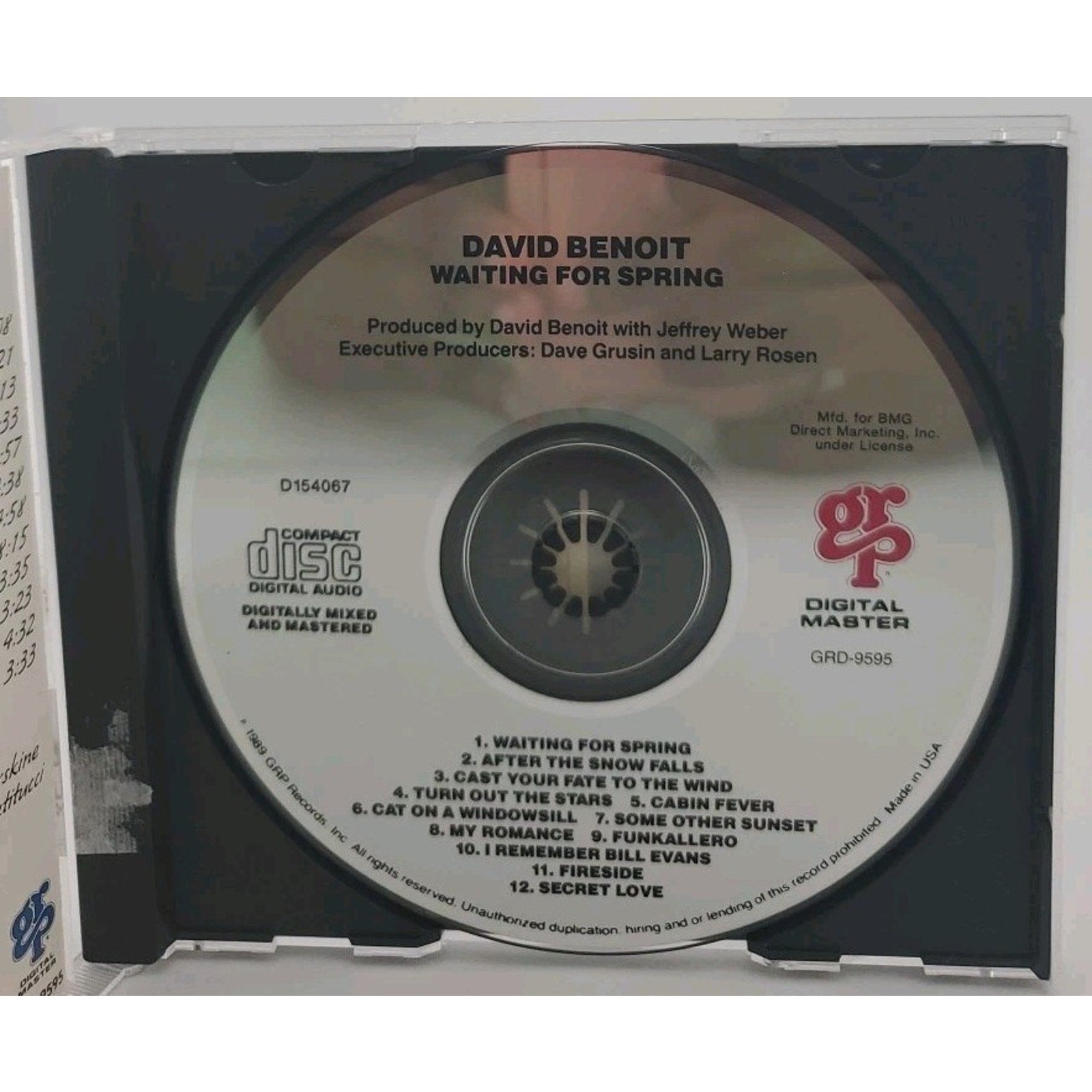 Waiting for Spring by David Benoit (CD, 1989)