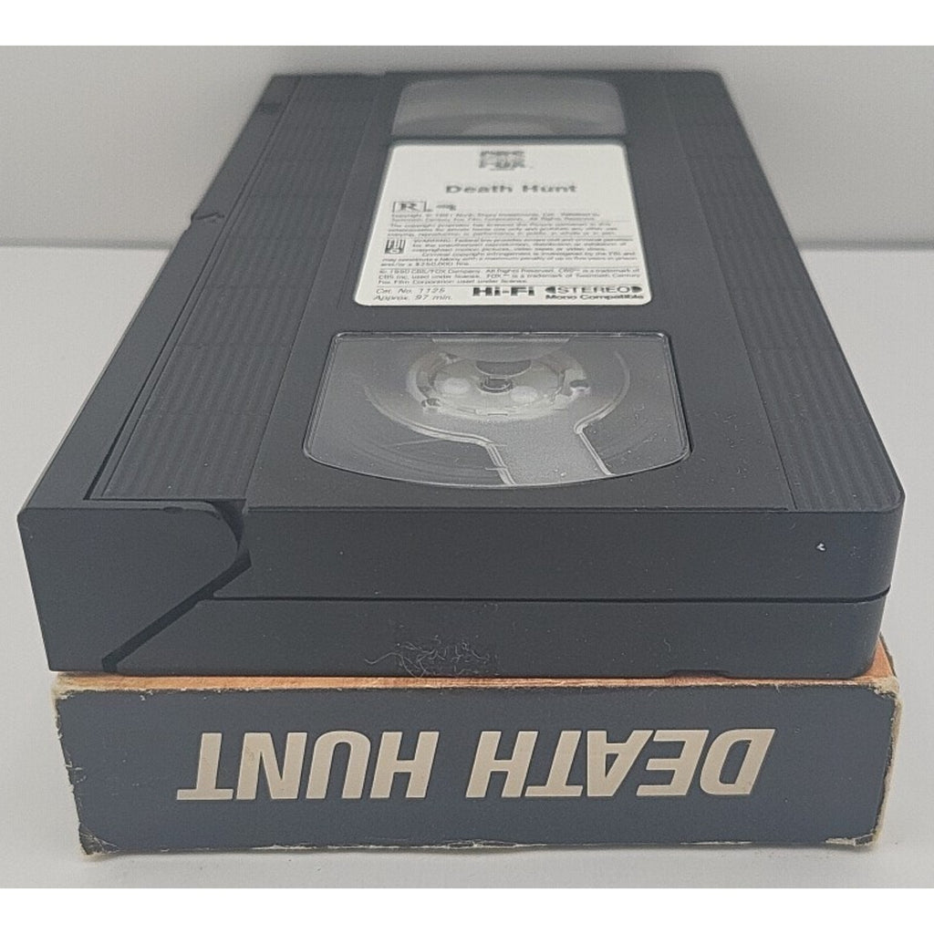 Death Hunt (VHS,1981) CBS FOX - Charles Bronson, Lee Marvin
