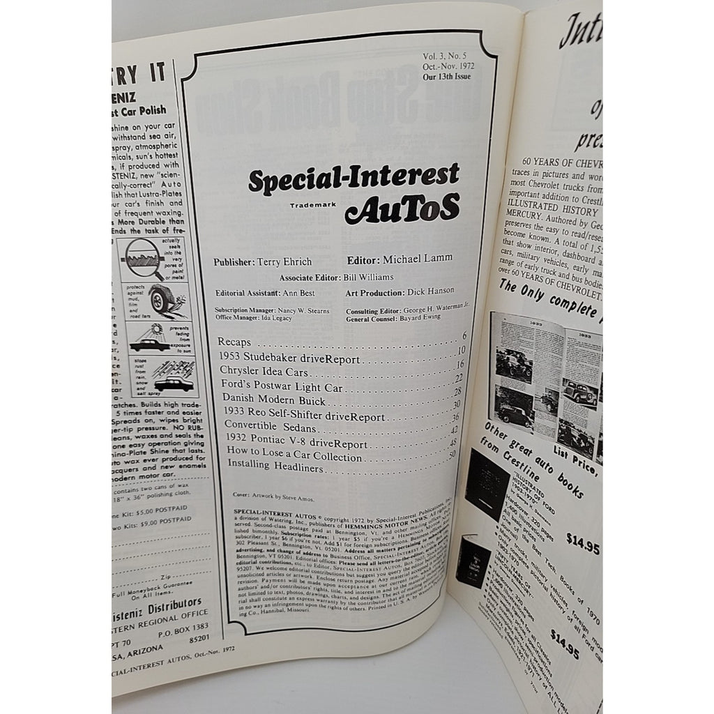 Special Interest Autos Oct-Nov 1972