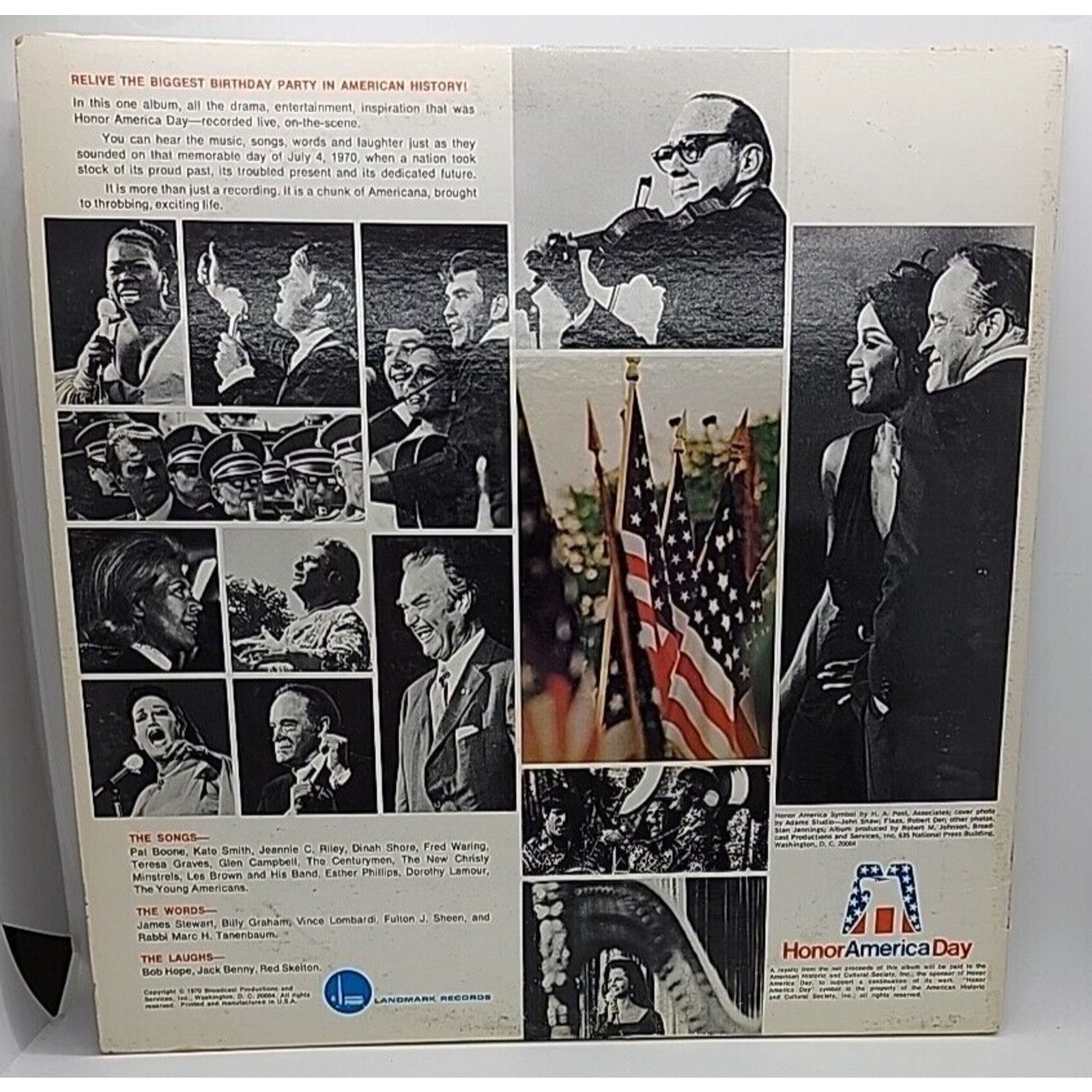 Proudly They Came to Honor America 2 Vinyl Record LP