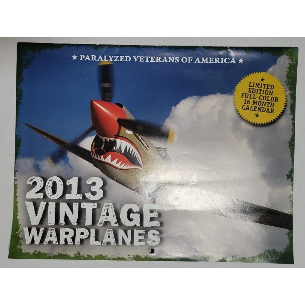 2013 Vintage Airplanes Calender