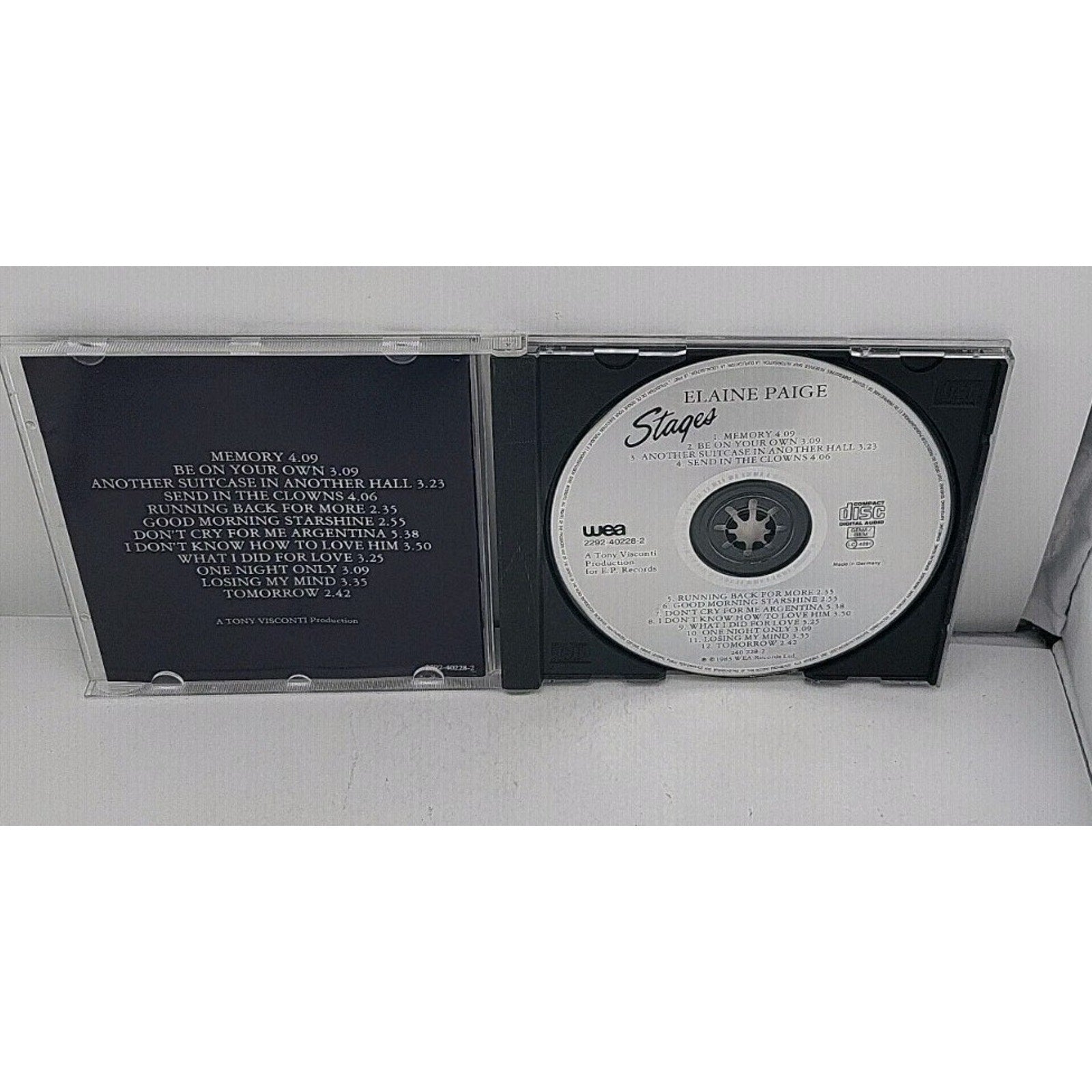 Stages by Elaine Paige (CD, 2008)