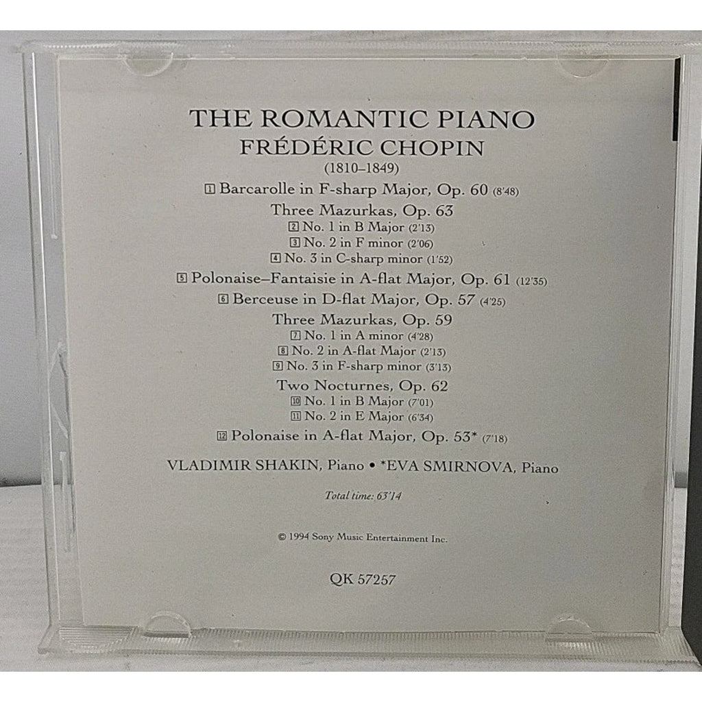 Mazurkas / Nocturnes / Polonaises by Chopin (CD, 1994)