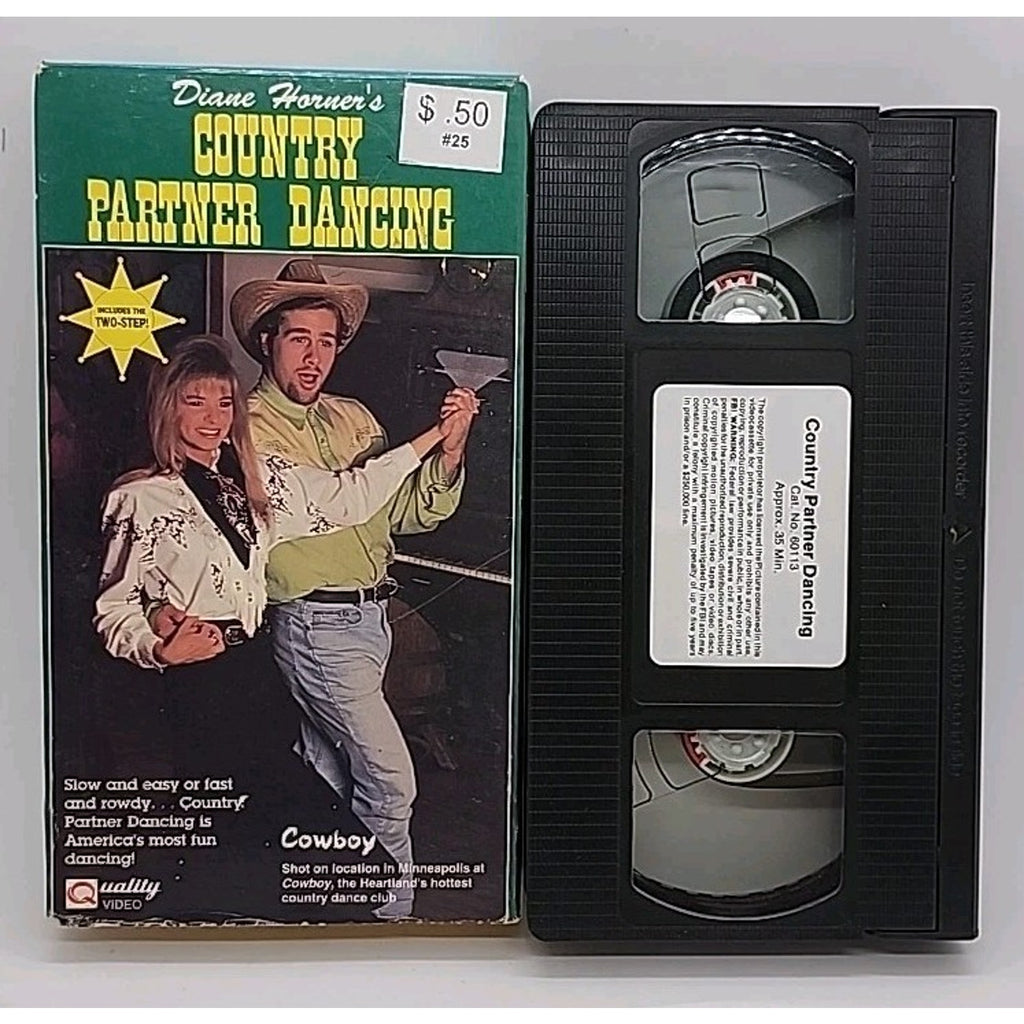 Diane Horners Country Partner Dancing (VHS, 1992)