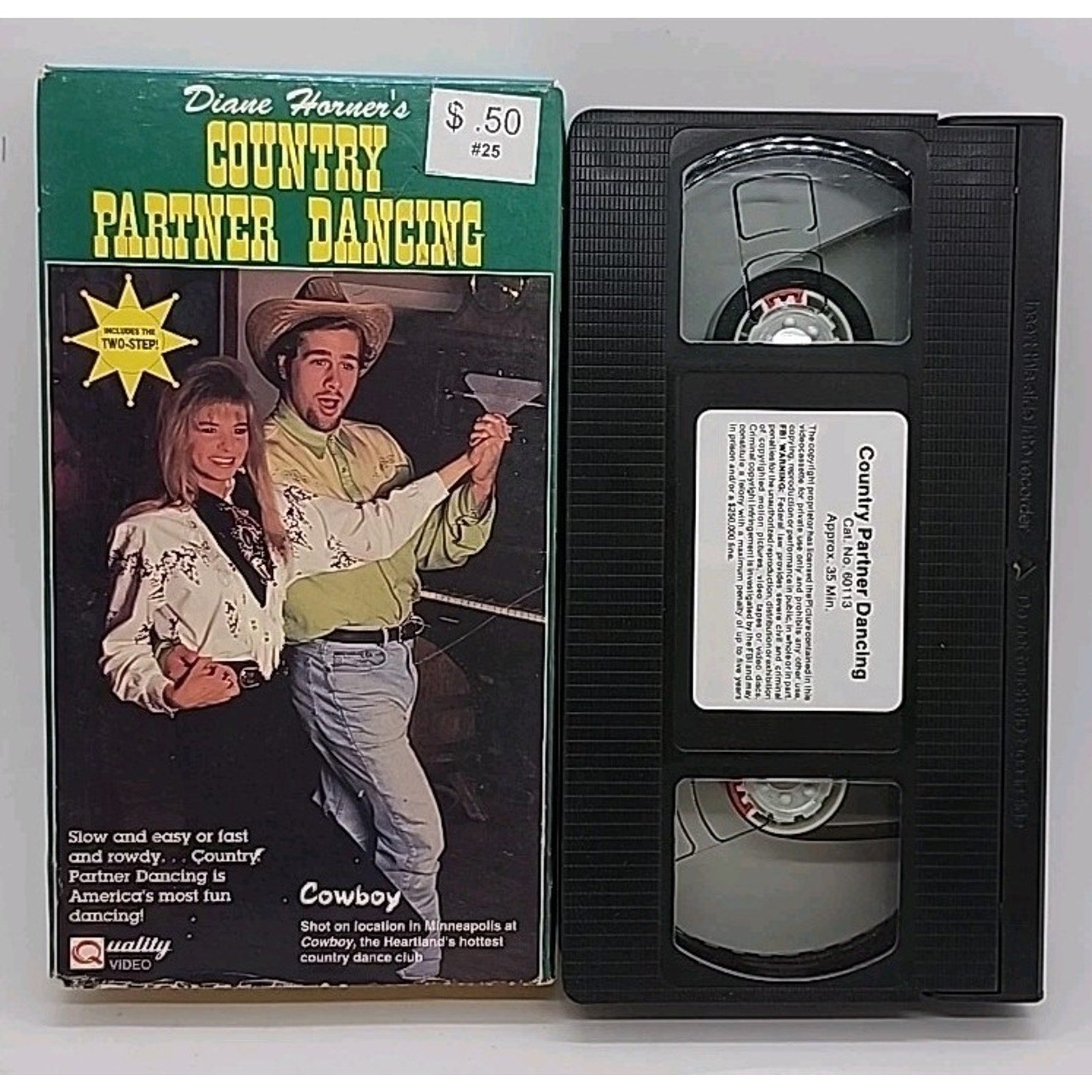 Diane Horners Country Partner Dancing (VHS, 1992)