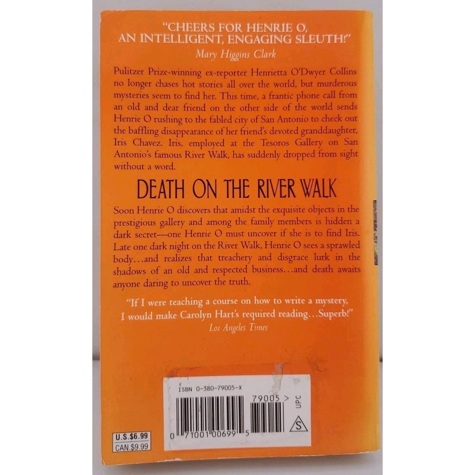 Death on the River Walk by Carolyn Hart (2000, Mass Market)